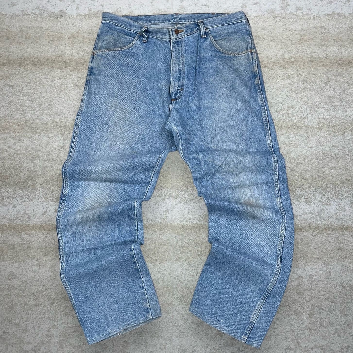 Rustler Vintage Y2K Rustler Jeans 36x32 Regular Straight Light Wash Size US 36 / EU 52 - 2 Thumbnail