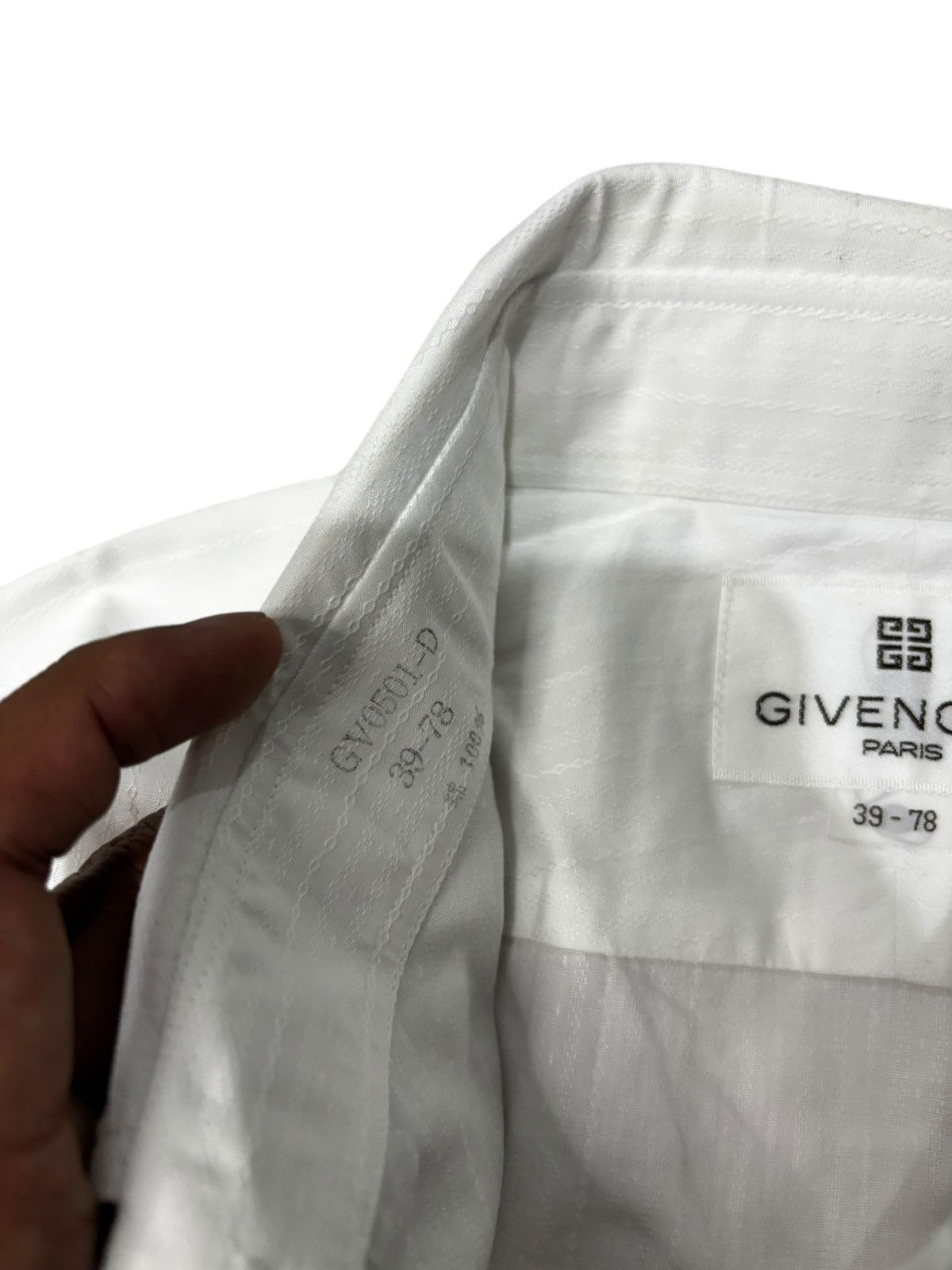 Givenchy Givenchy white shirt button up Size US L / EU 52-54 / 3 - 3 Thumbnail