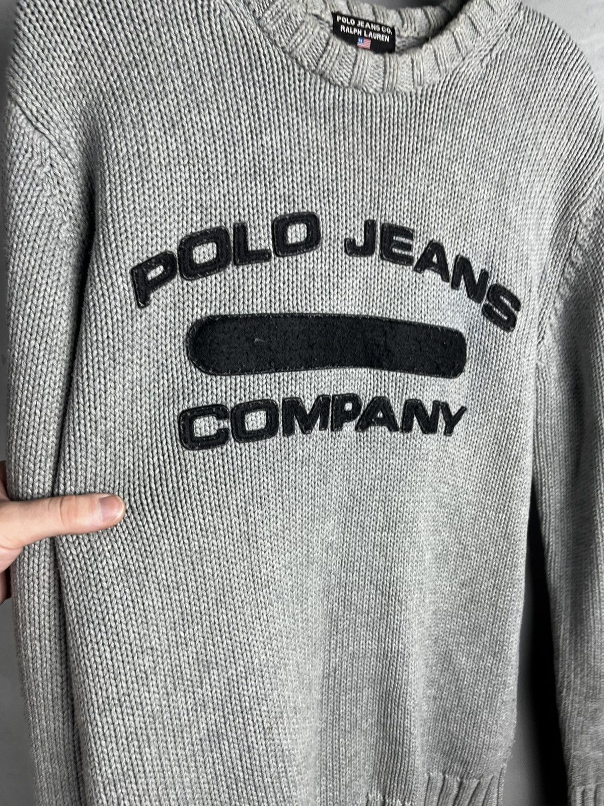 Ralph Lauren Polo Ralph Lauren big logo knit sweater vintage Size US M / EU 48-50 / 2 - 5 Thumbnail