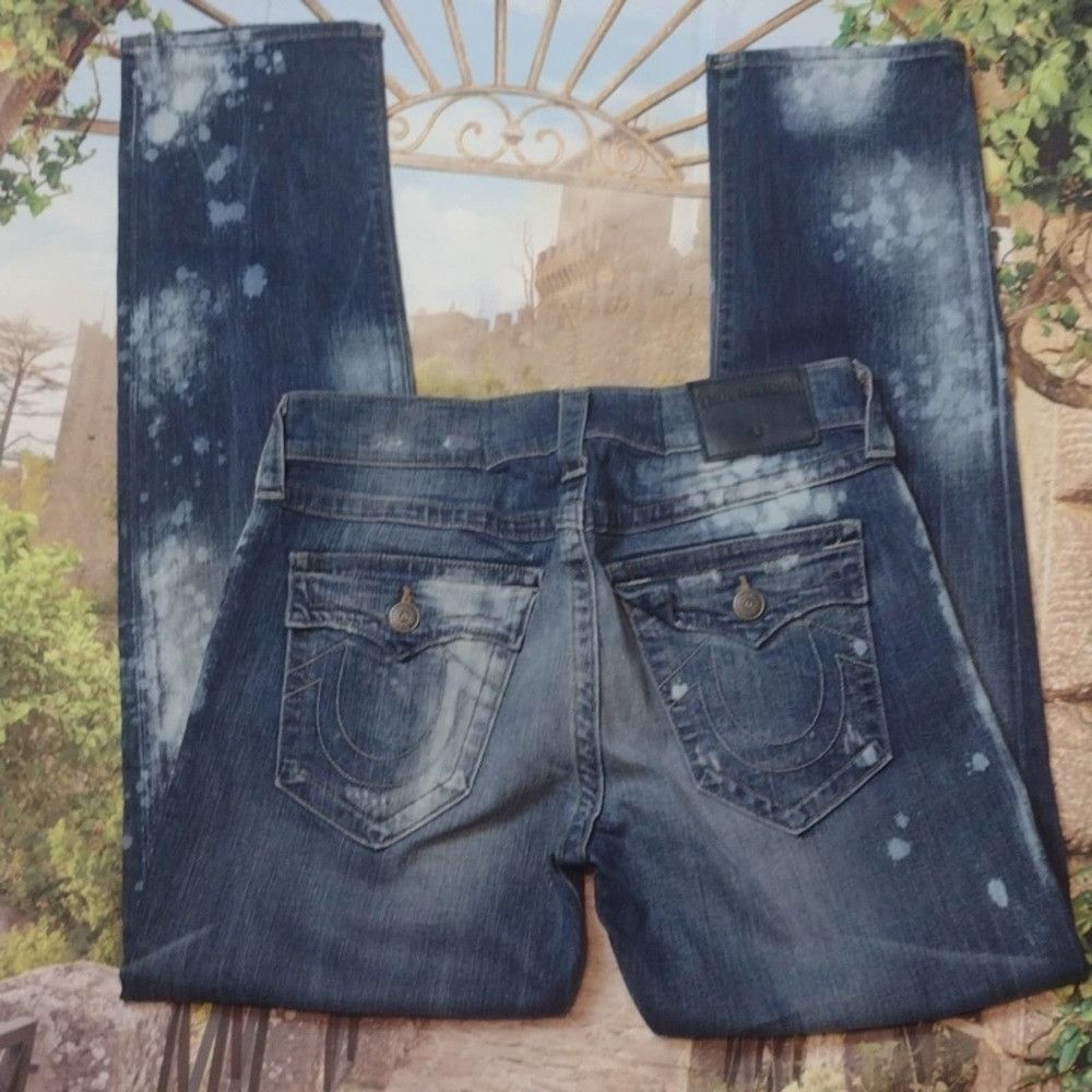 True Religion TRUE religion geno with flap relax slim distress jeans sz 32 Size US 32 / EU 48 - 7 Thumbnail