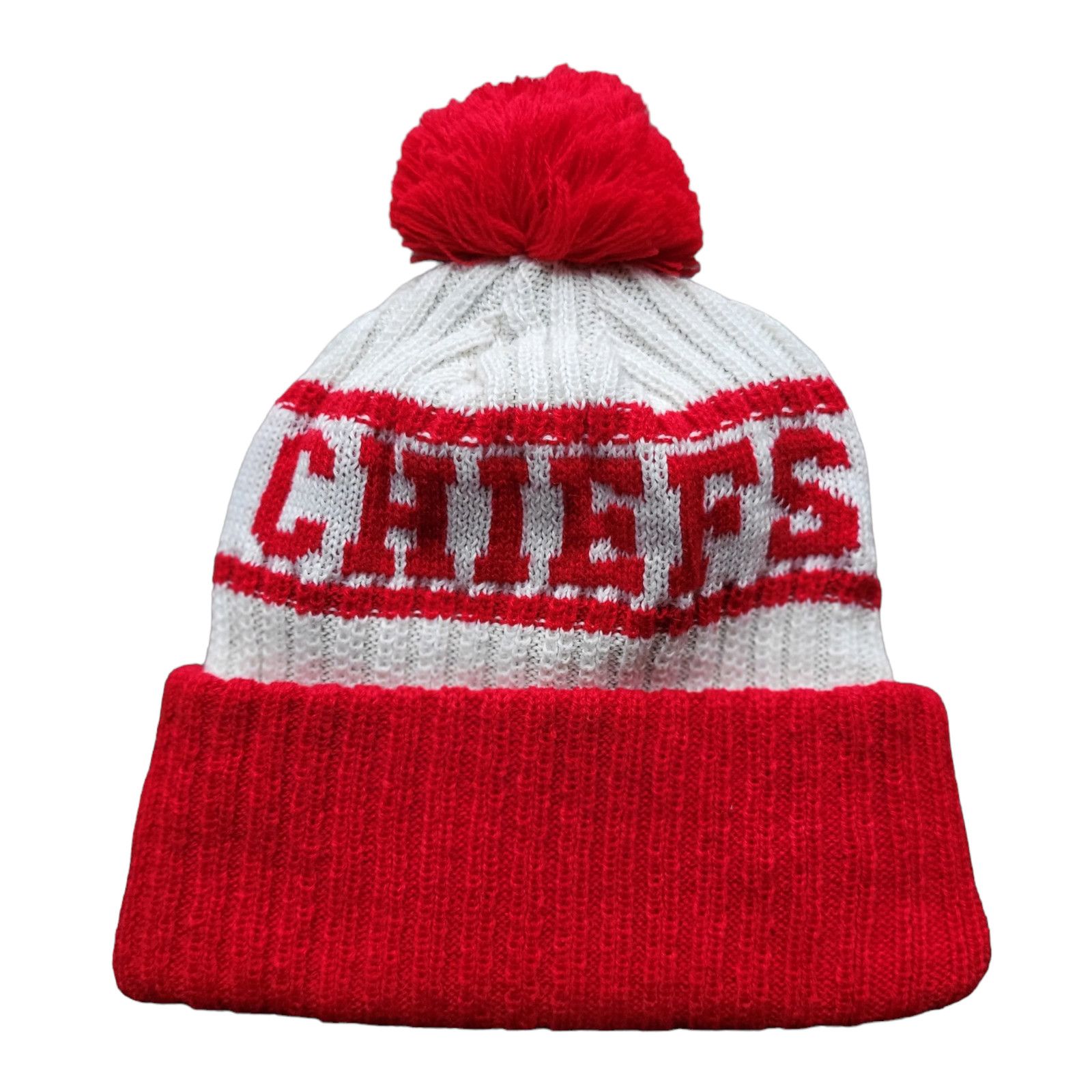 Other NWT Kansas City Chiefs Sports Knit Pom Beanie Fleece Lining Size ONE SIZE - 5 Thumbnail