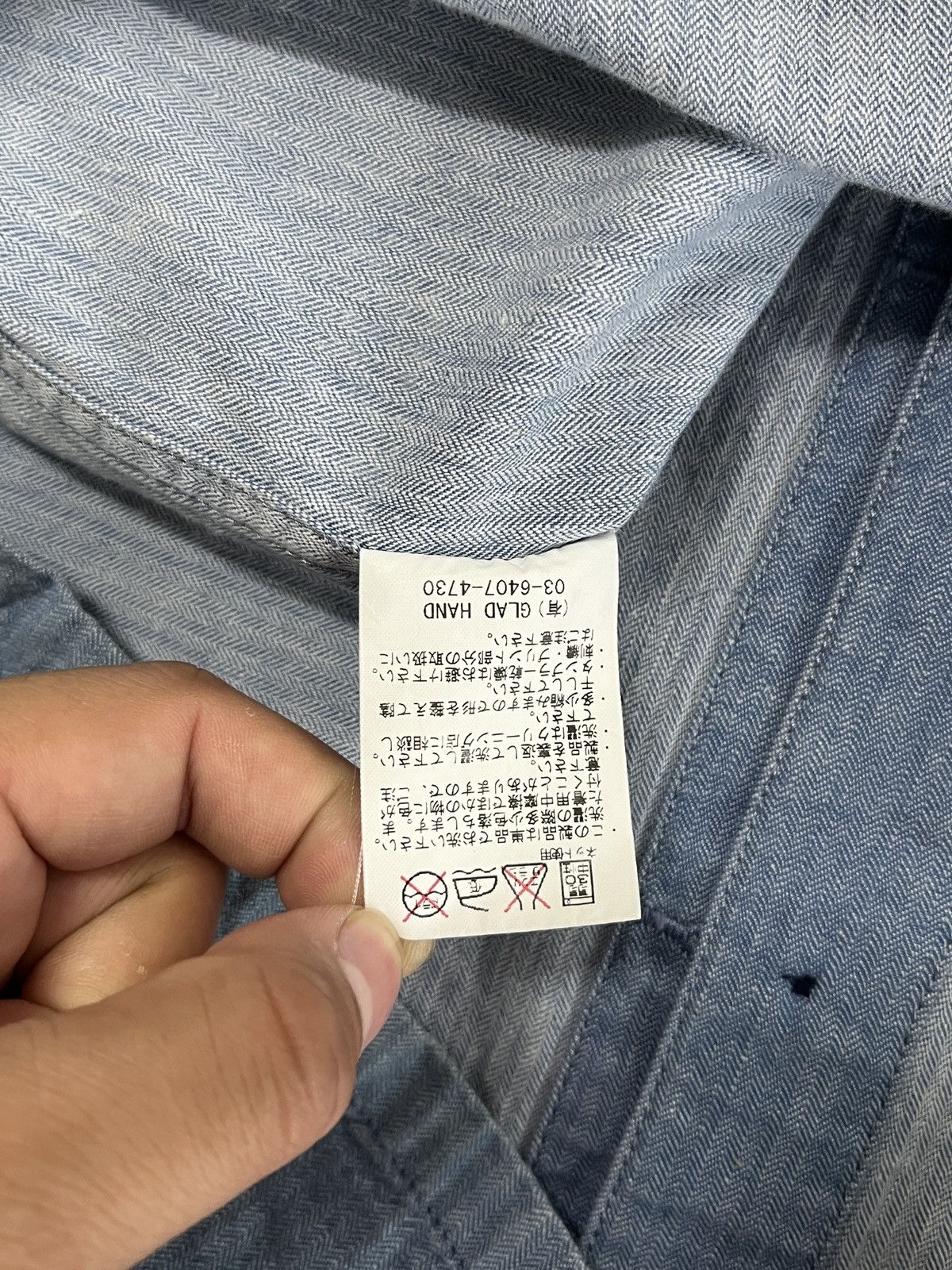 Japanese Brand Bulls Baywatch Chain Stitched Kapital RRL Style Chambray Size US M / EU 48-50 / 2 - 9 Thumbnail