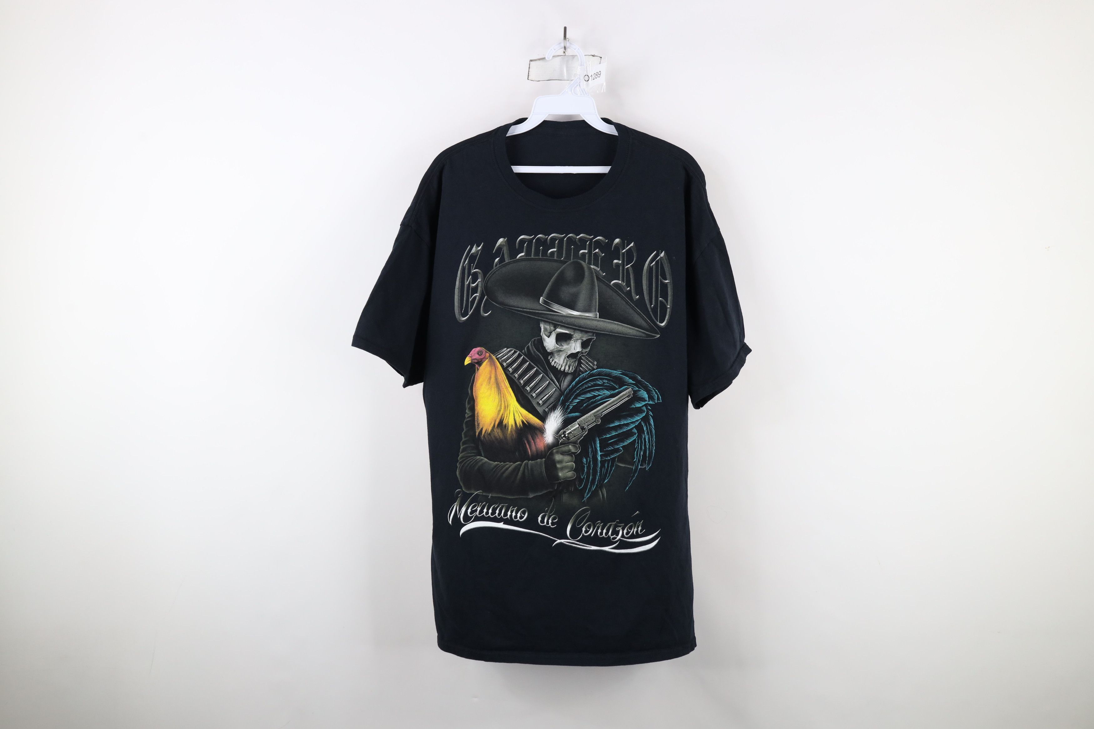 Vintage Vintage Y2K Streetwear Cowboy Mexicano de Corazon T-Shirt Size US XL / EU 56 / 4 - 1 Thumbnail