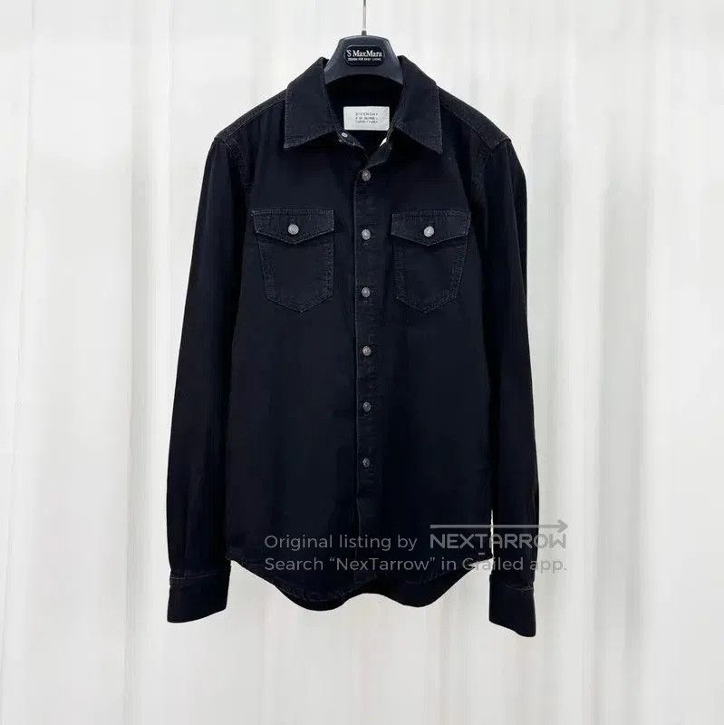 Givenchy Givenchy Black Denim Long Sleeve Shirt . Size XS / US 0-2 / IT 36-38 - 1 Thumbnail