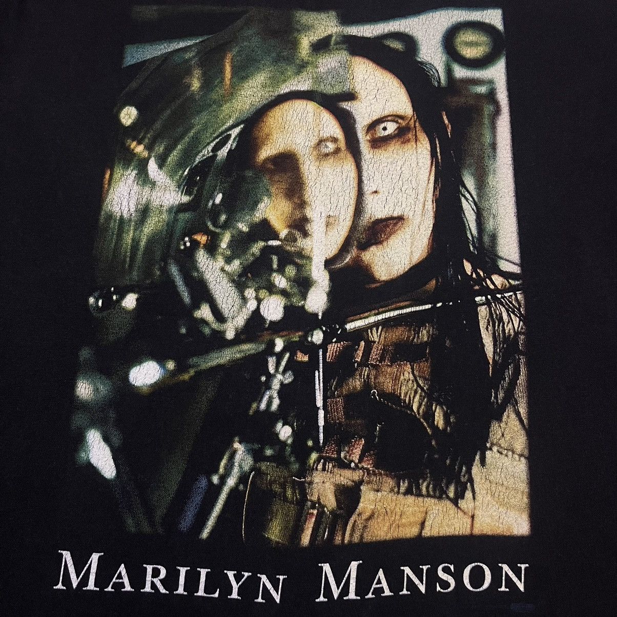 Band Tees Vintage 1997 Marilyn Manson The Beautiful People T Shirt Size US L / EU 52-54 / 3 - 5 Thumbnail