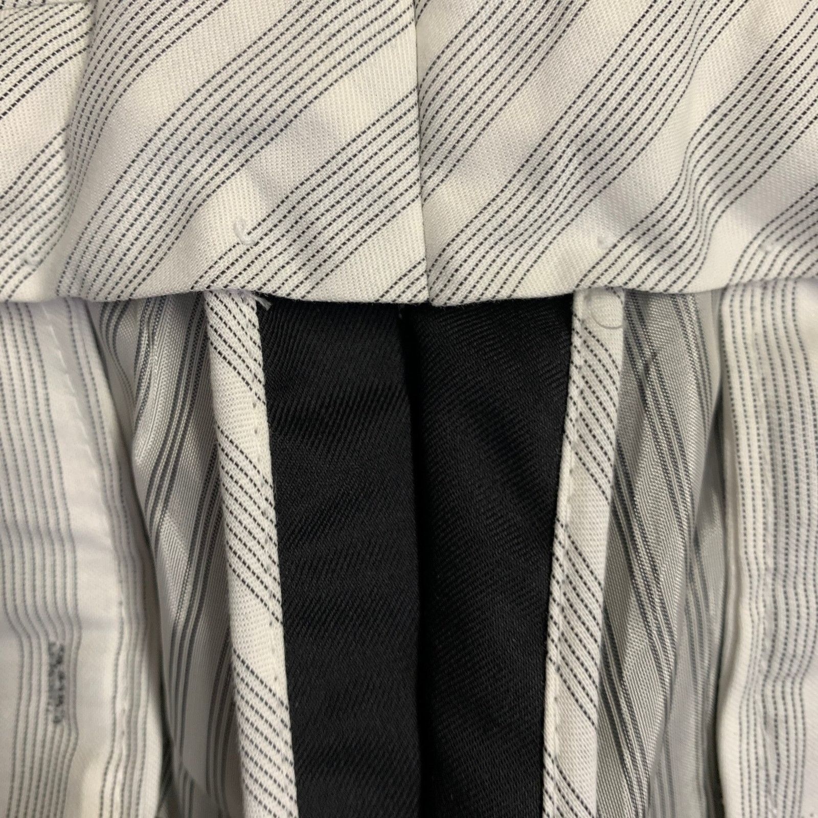 BLACK FLEECE Size S Black Wool Button Fly Dress Pants