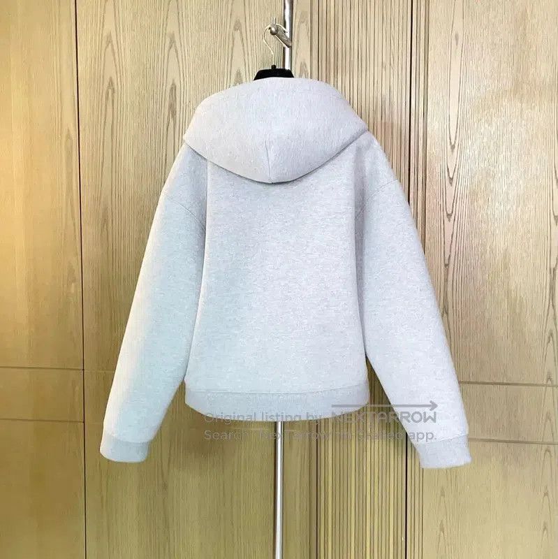Miu Miu Miu Miu Grey Cotton Blend Printed Jacket . Size S / US 4 / IT 40 - 1 Thumbnail