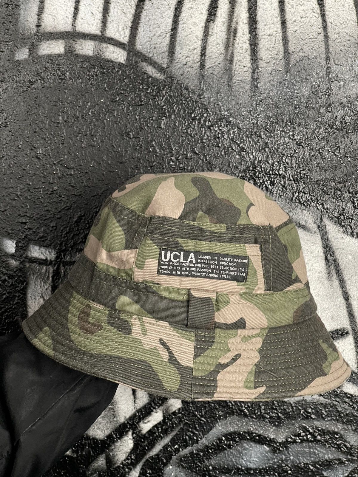 Vintage UCLA Vintage Camouflage Bucket Hat Size ONE SIZE - 1 Thumbnail