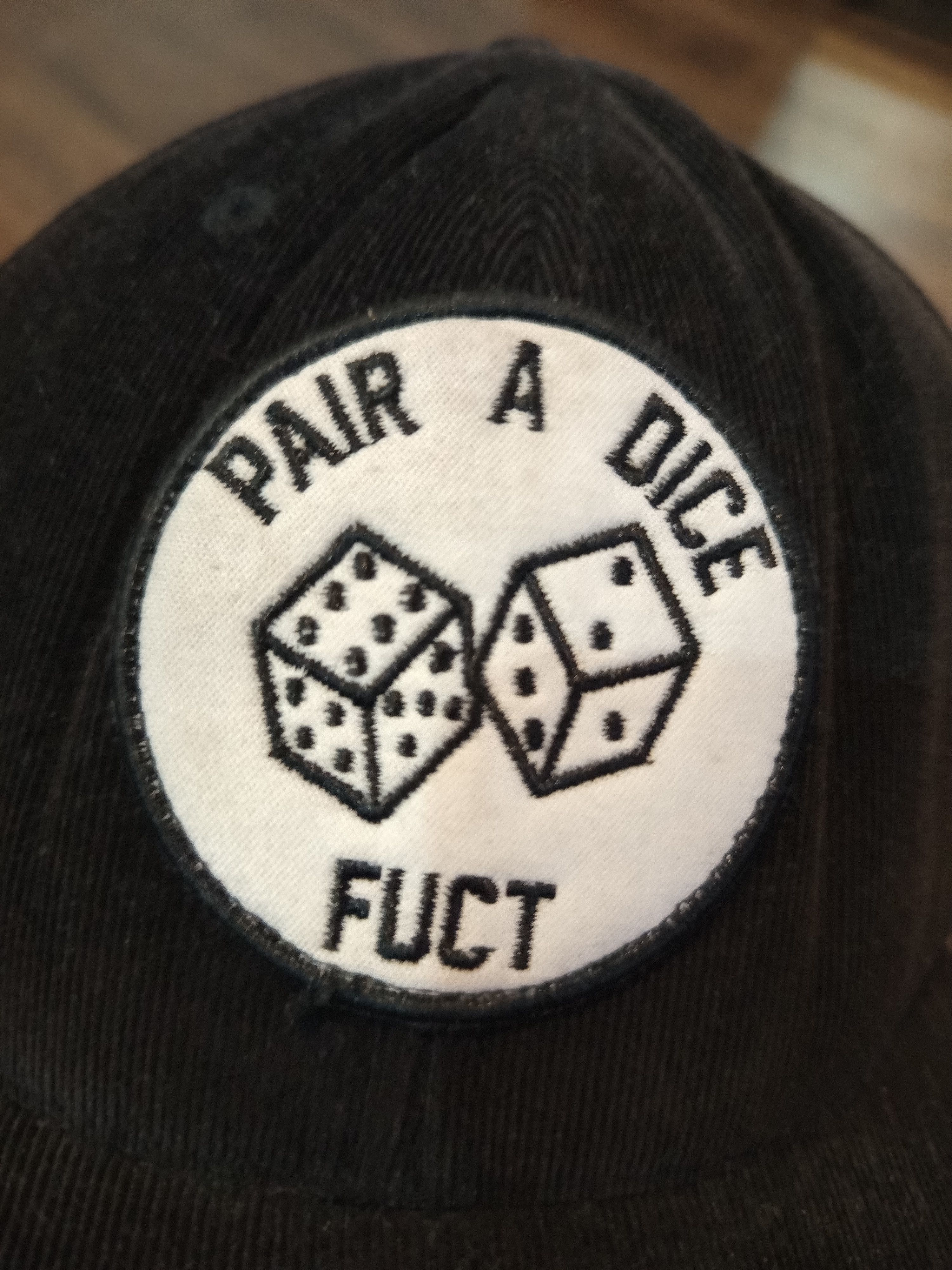 FUCT FUCT Pair A Dice Corduroy Strapback Cap Leather Strap Size ONE SIZE - 2 Thumbnail