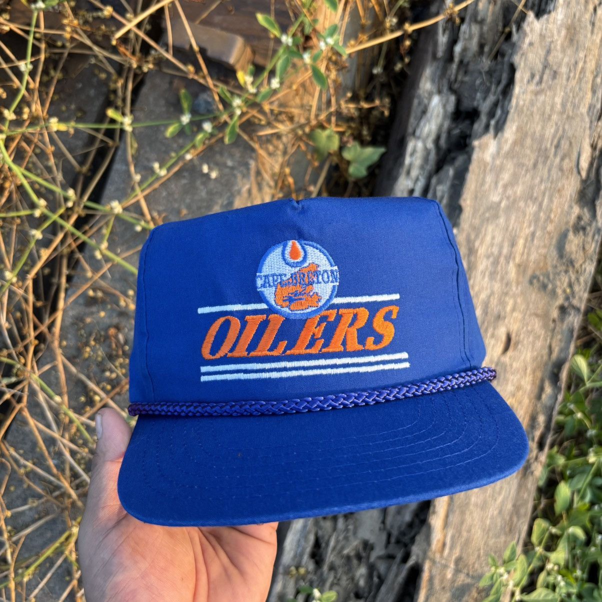Vintage vtg hat oilers cape.breton Size ONE SIZE - 2 Thumbnail