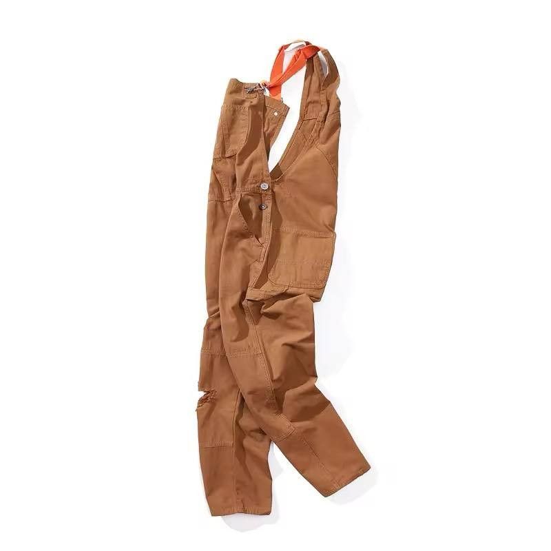 Japanese Brand × Vintage denim overalls with adjustable straps Size US 34 / EU 50 - 1 Thumbnail
