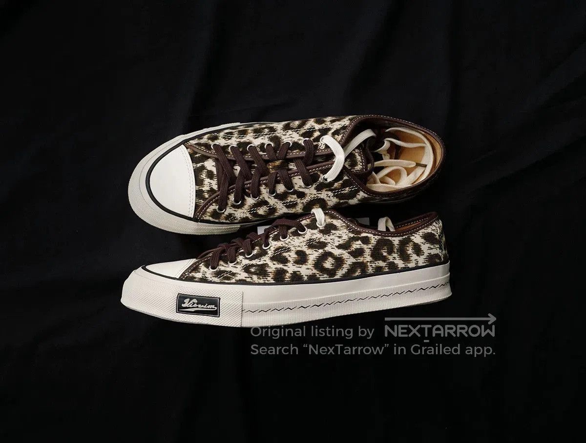 Visvim visvim skagway low leopard canvas shoes. Size US 10 / EU 43 - 1 Thumbnail