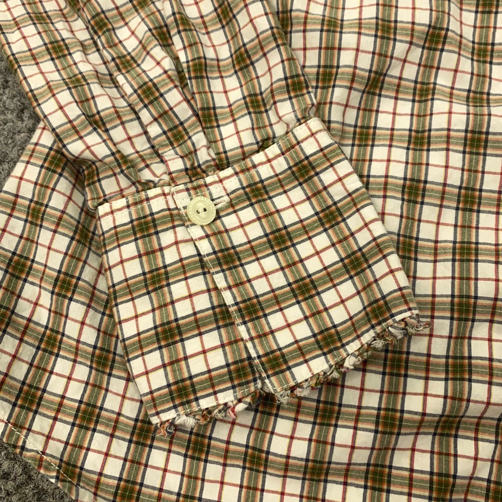 Eddie Bauer Eddie Bauer Women's Shirt Medium Plaid Button-Up Long Sleeve V-Neck Multicolor Casual Size M / US 6-8 / IT 42-44 - 5 Thumbnail