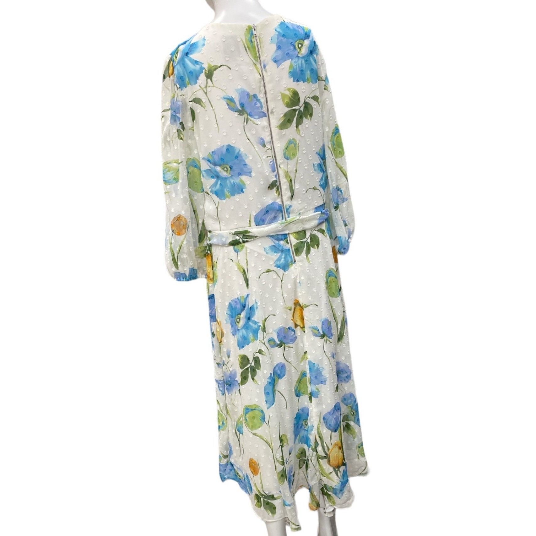 Other Gabby Skye WomensFloral Mid Long Sleeve Dress size 14 SKU 15 Size XL / US 12-14 / IT 48-50 - 2 Thumbnail