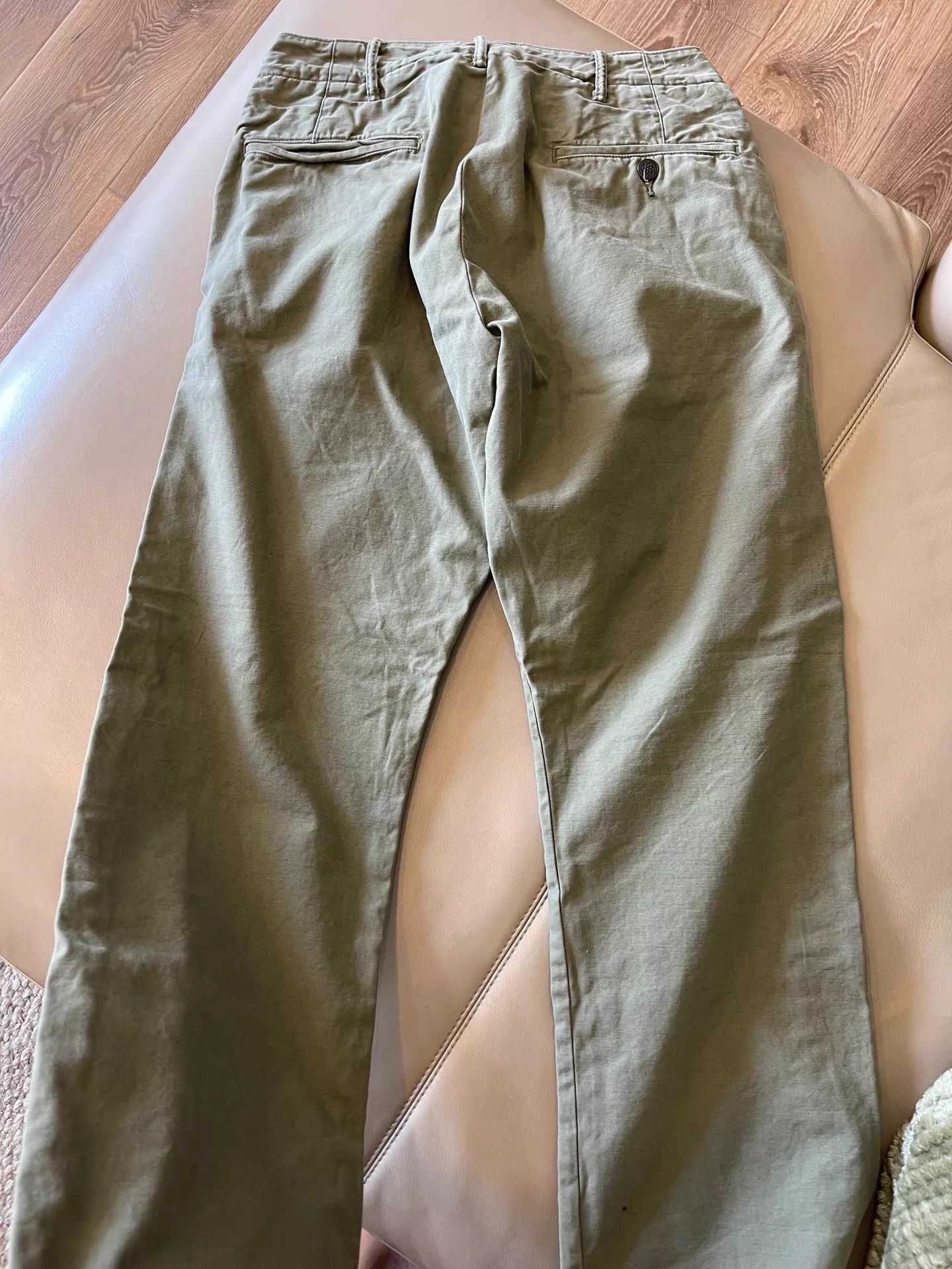 RRL Ralph Lauren RRL Rare Military Officer Pants Olive Drab 28/30 New Size US 28 / EU 44 - 4 Thumbnail