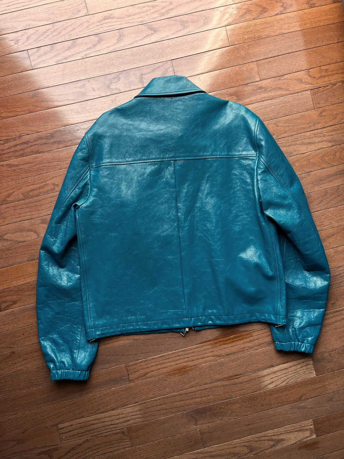 MCM CAMPAIGN SAMPLE 🧊 SS20 Vinyl zip jacket Size US L / EU 52-54 / 3 - 4 Thumbnail