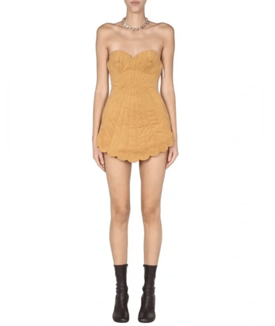 GCDS Shell Mini Dress New With Tags Size S / US 4 / IT 40 - 1 Thumbnail