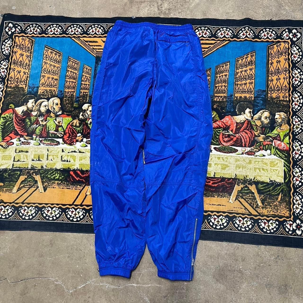 Nike Nike blue track pants size medium baggy nylon y2k sportswear Size US 32 / EU 48 - 7 Thumbnail