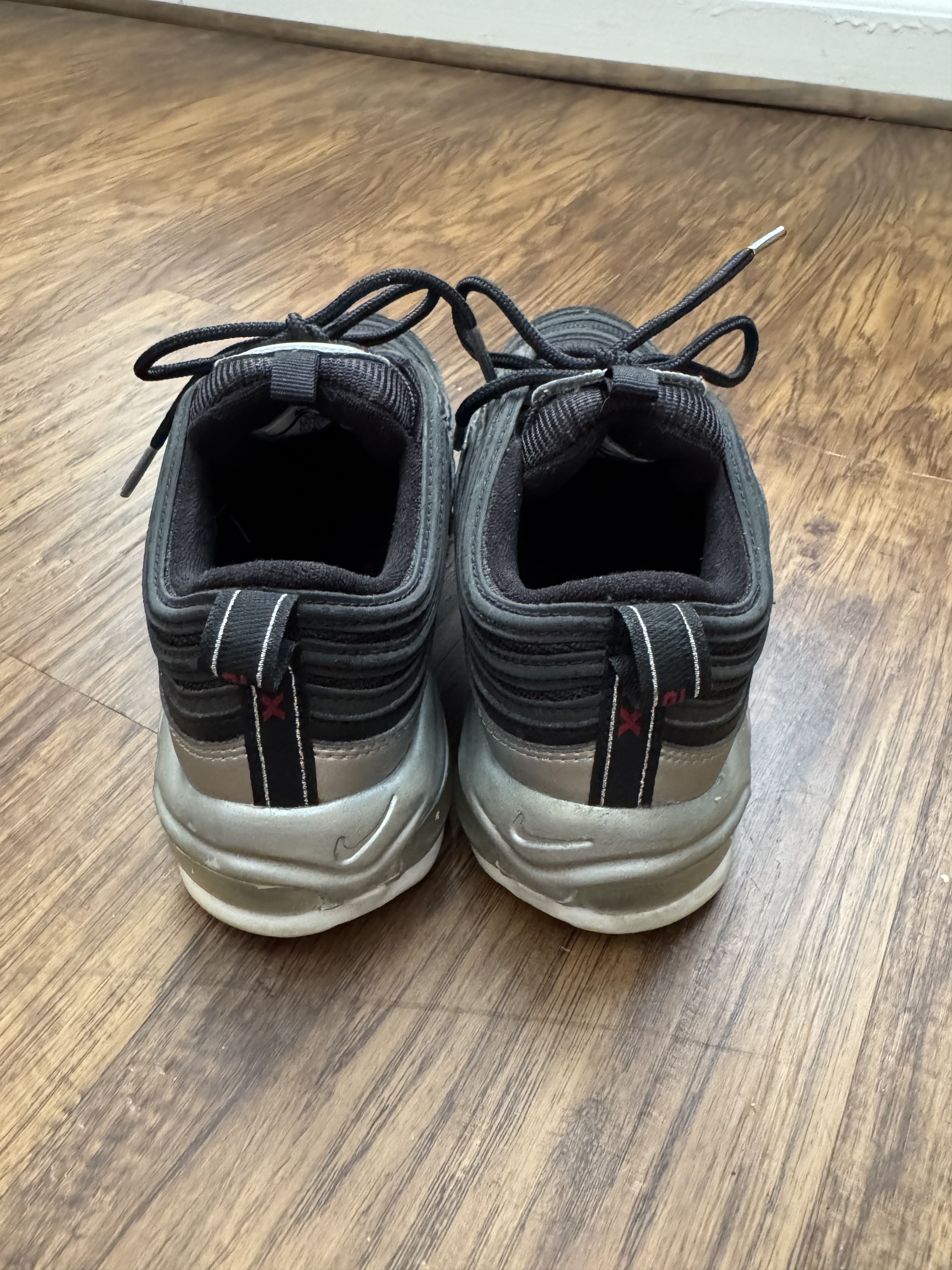 Nike Nike Air Max 97 QS Black/Silver/Red Size US 5 / EU 37 - 3 Thumbnail
