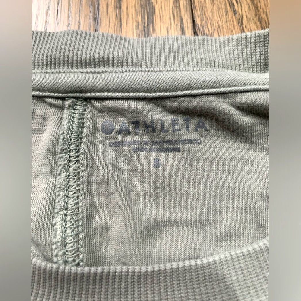 Athleta Athleta Sweatshirt Pullover Women's S Green Regular Size Sweatshirt Size S / US 4 / IT 40 - 2 Thumbnail