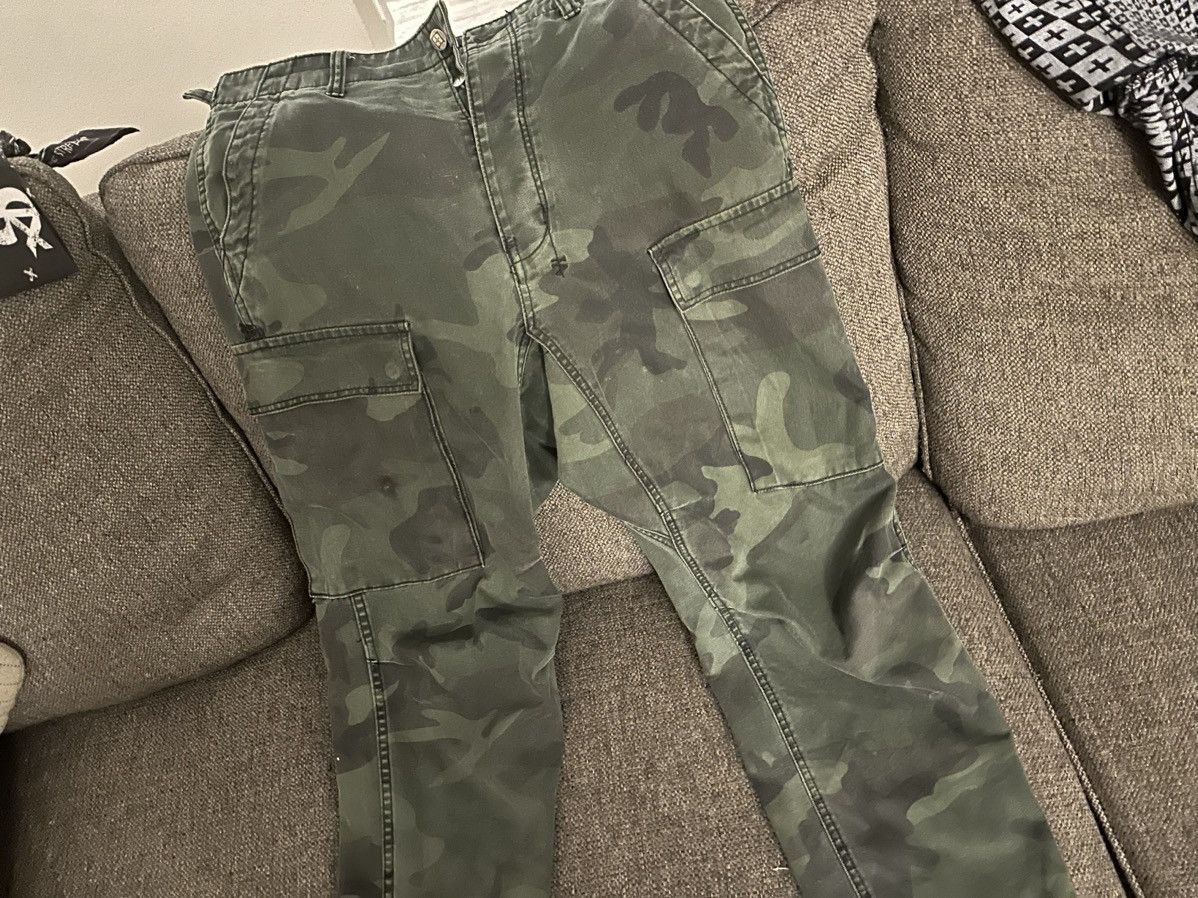 Ksubi Rare Dark Green Ksubi Camo Cargo Pants 