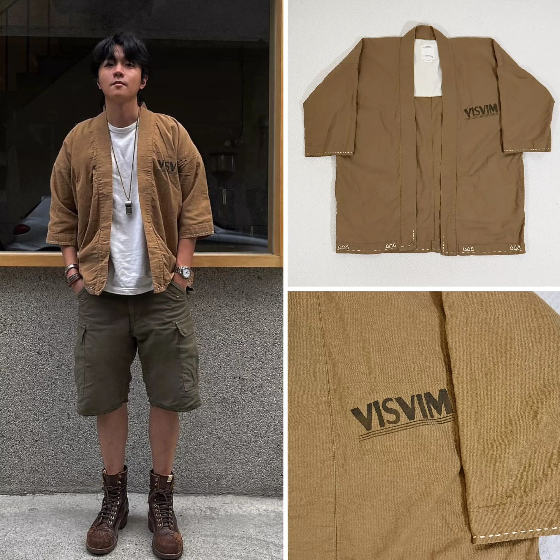 20ss visvim SANJURO KIMONO JKT ブラック 【公式通販】