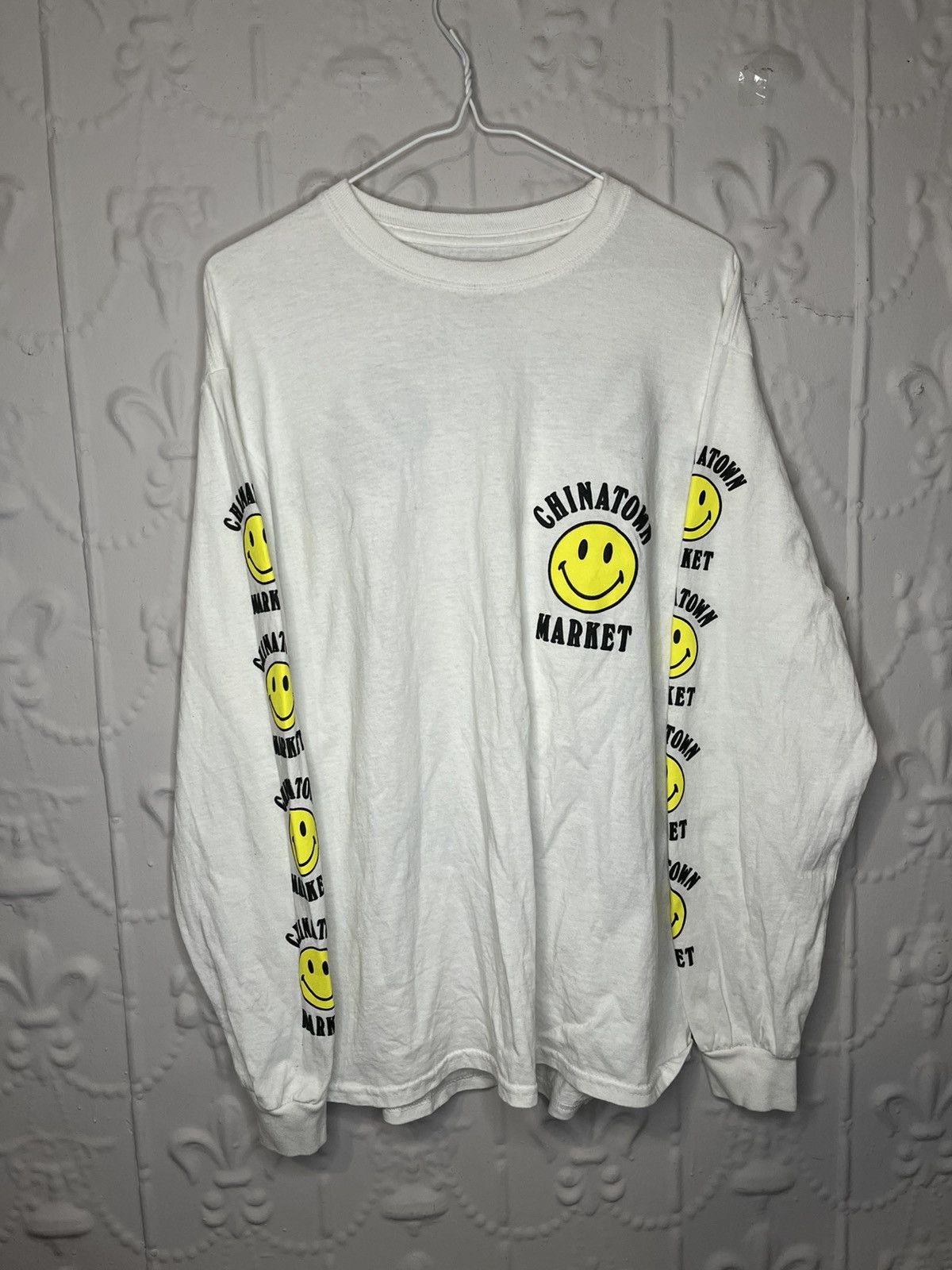 Market Chinatown Market Smiley Face Long Sleeve Tee Shirt Size US M / EU 48-50 / 2 - 1 Thumbnail
