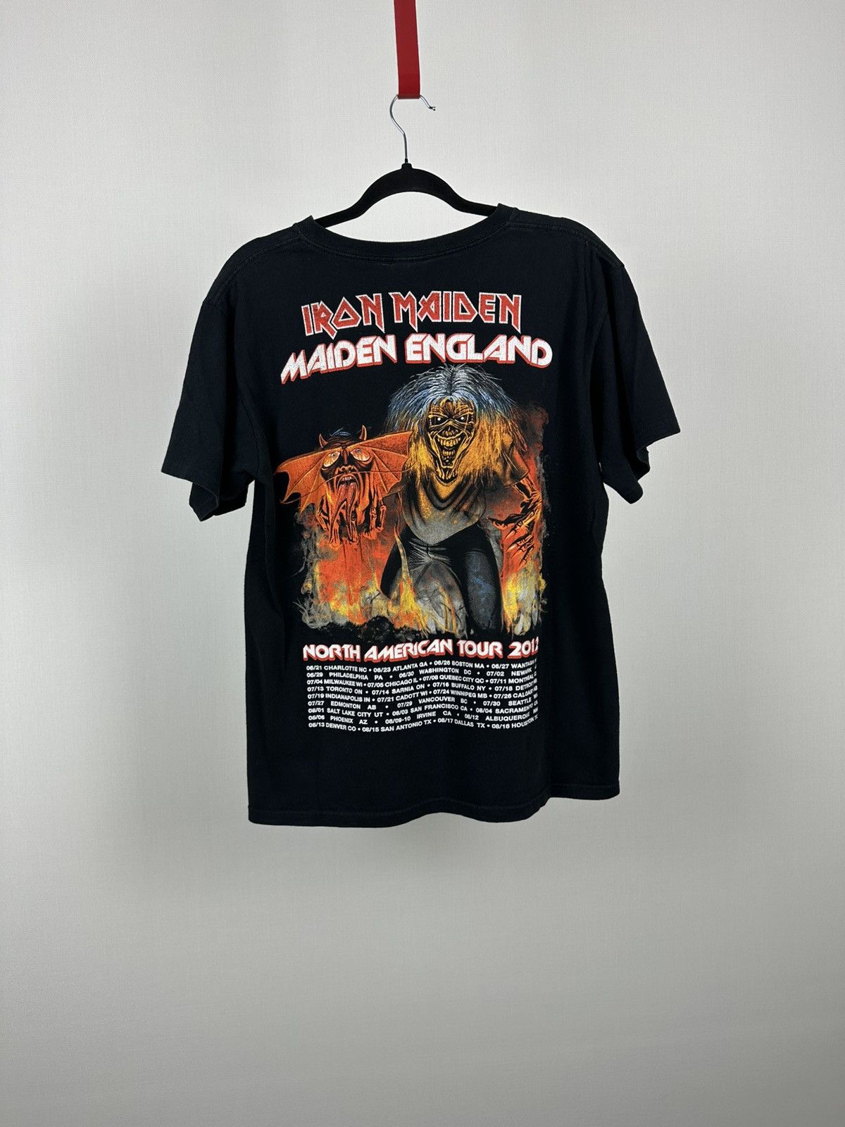 Vintage Iron Maiden - North American Tour ©2012ironmaiden Size US M / EU 48-50 / 2 - 8 Thumbnail