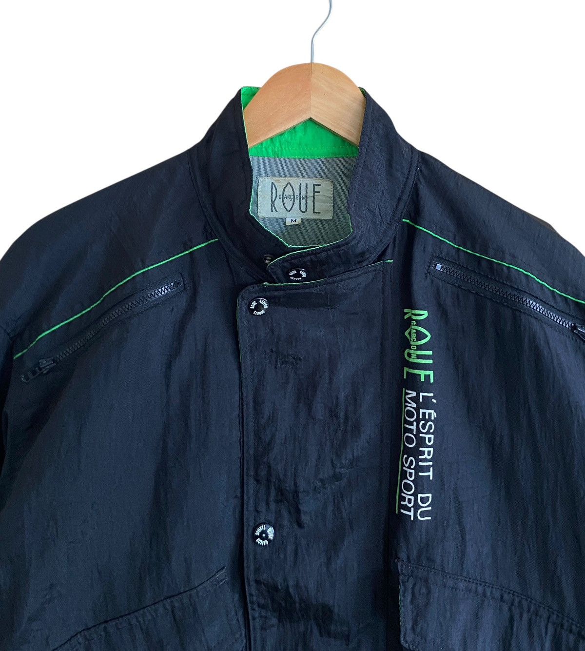Vintage Vintage Racing Team Roue Garcons Motorcycle Jacket 1990s Size US M / EU 48-50 / 2 - 3 Thumbnail