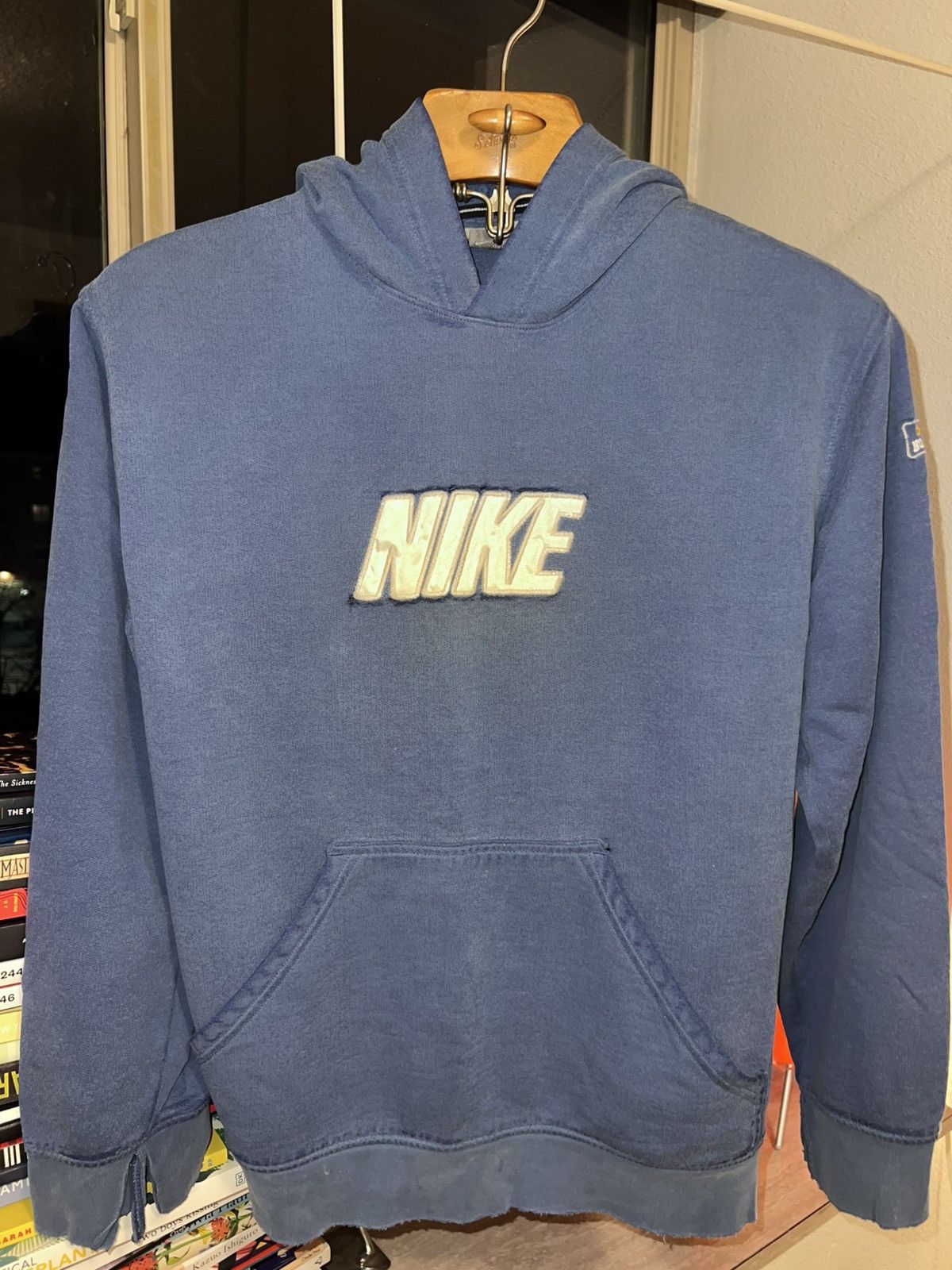 Nike × Vintage RARE Nike Running Hoodie Size US M / EU 48-50 / 2 - 1 Thumbnail