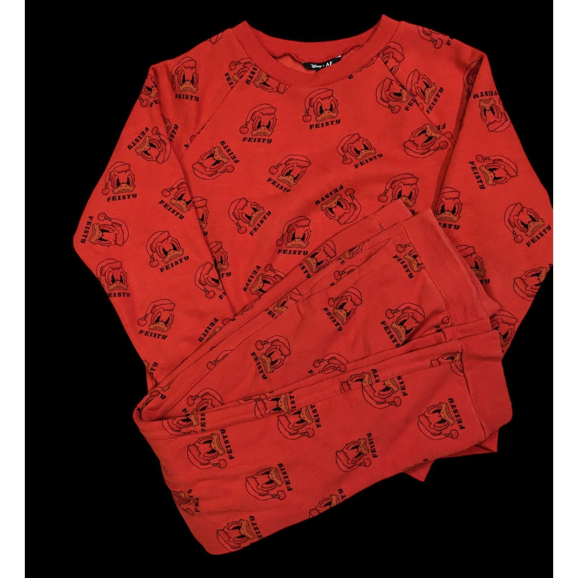 American Eagle Outfitters × Disney Disney X AE Feisty Donald Duck Holiday Sweat Set Size 31" - 1 Thumbnail