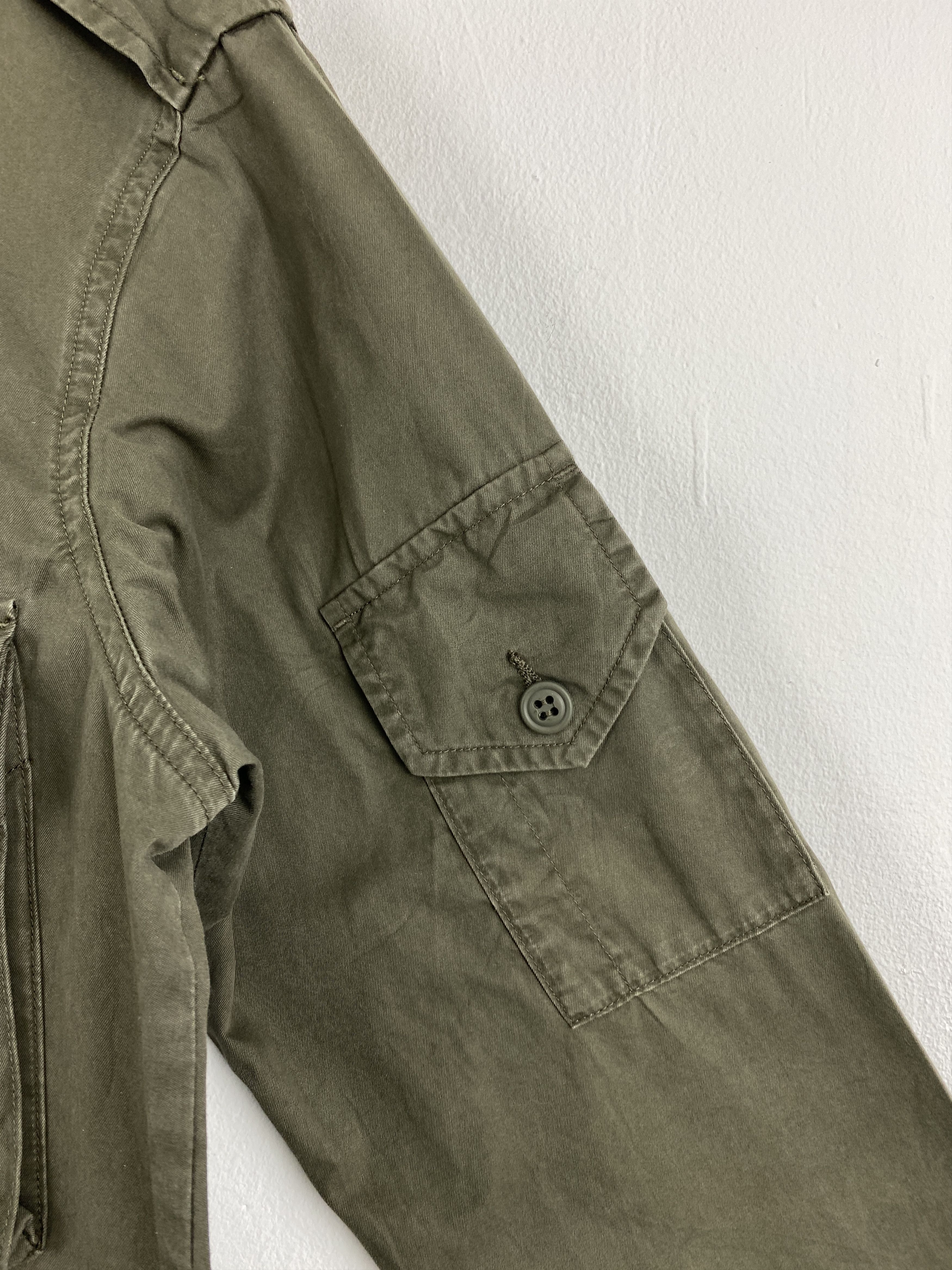 Vintage Back Number Button Ups Military Style Jacket JA0116
