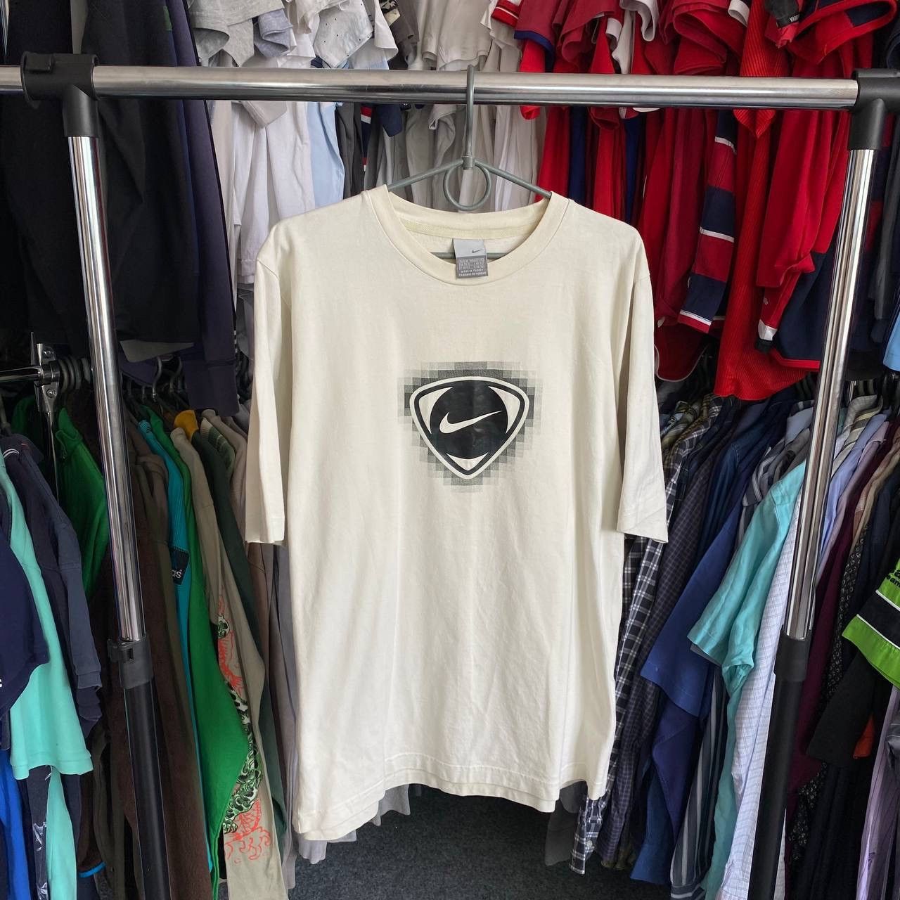 Nike × Vintage Vintage Nike Big Swoosh 3D logo streetwear tee Size US M / EU 48-50 / 2 - 1 Thumbnail