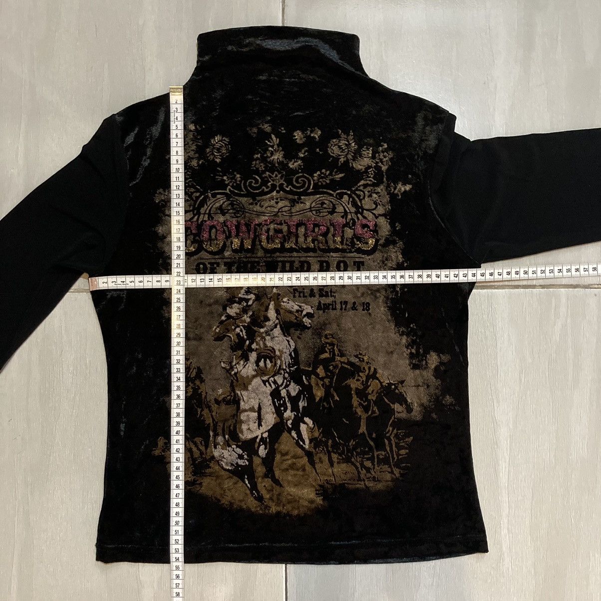 Vintage Cowgirls Wild One Dot Highneck Longsleeves Size S / US 4 / IT 40 - 18 Thumbnail