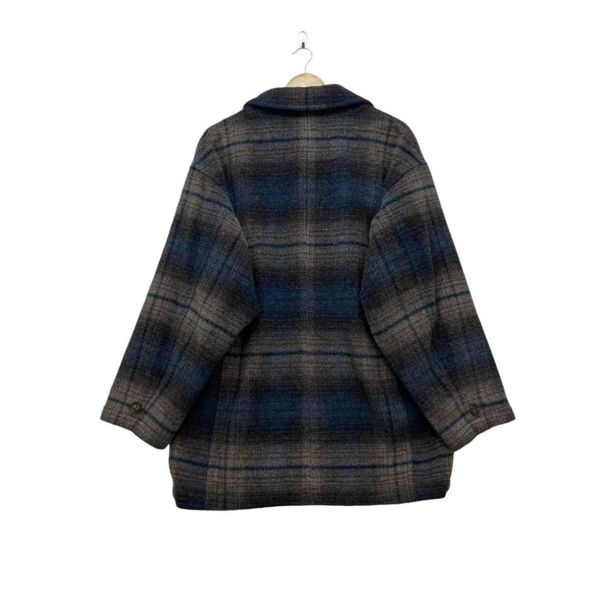 Designer × Japanese Brand × Lanvin 💥Vintage Lanvin Lanvin Mohair Wool Printed Tartan Jacket Size US M / EU 48-50 / 2 - 2 Thumbnail