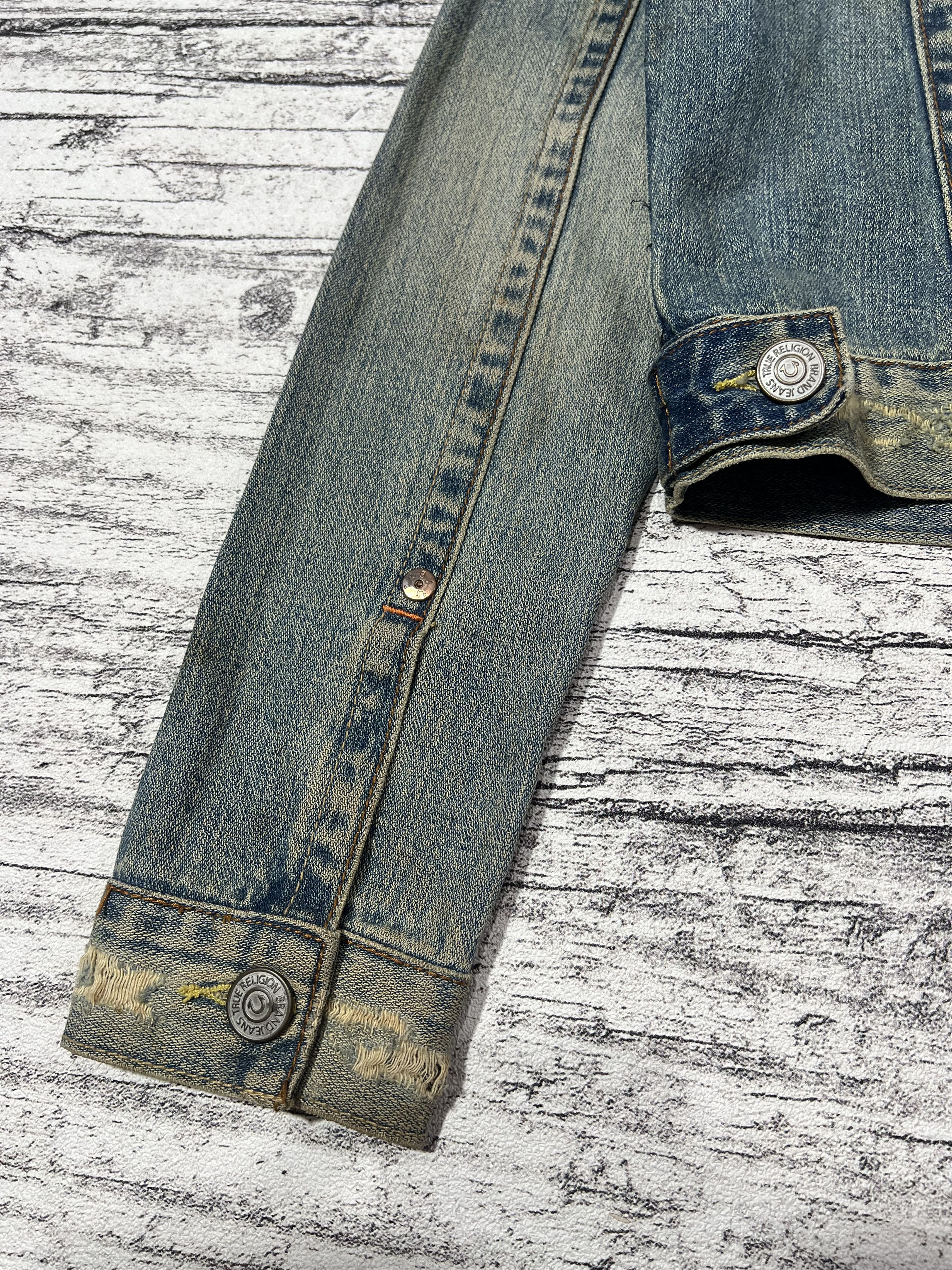 Japanese Brand 2000s Archival True Religion Distress Ripped y2k Lgb Ifsix Size US S / EU 44-46 / 1 - 8 Thumbnail