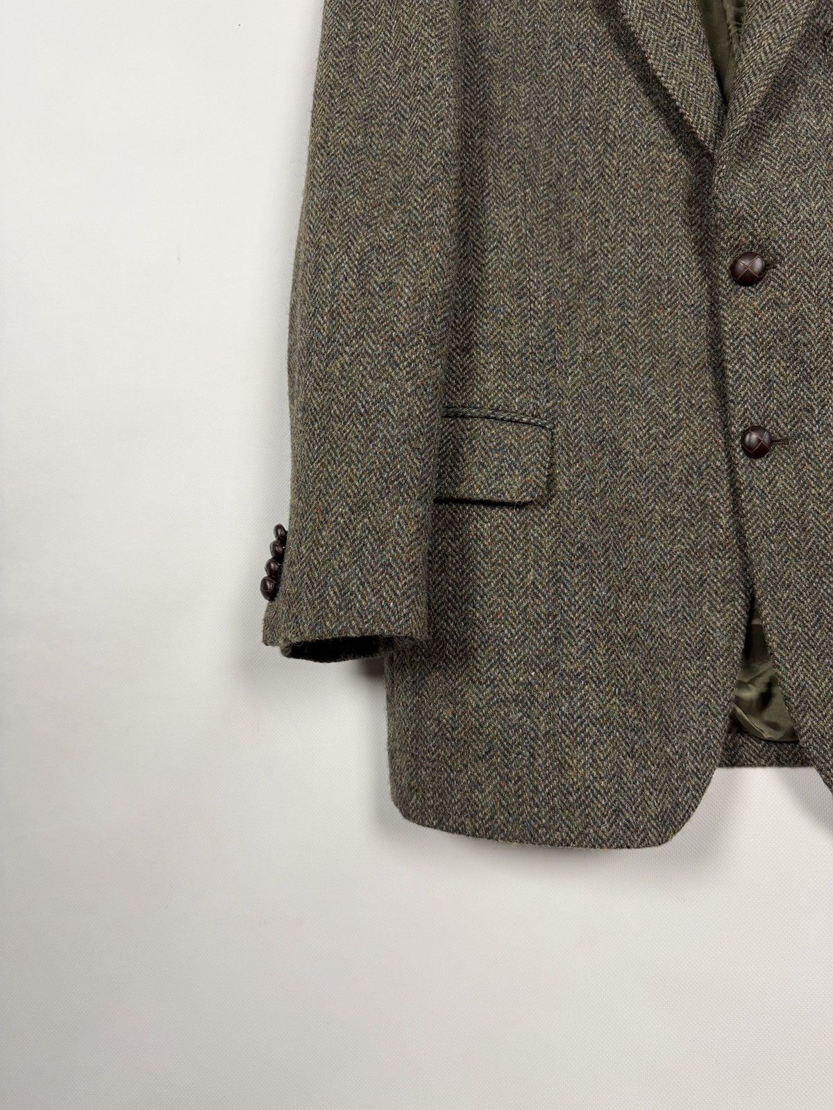 Harris Tweed Harris Tweed x Gurteen Menswear Wool Blazer Vintage Size 42R Size 42R - 4 Thumbnail