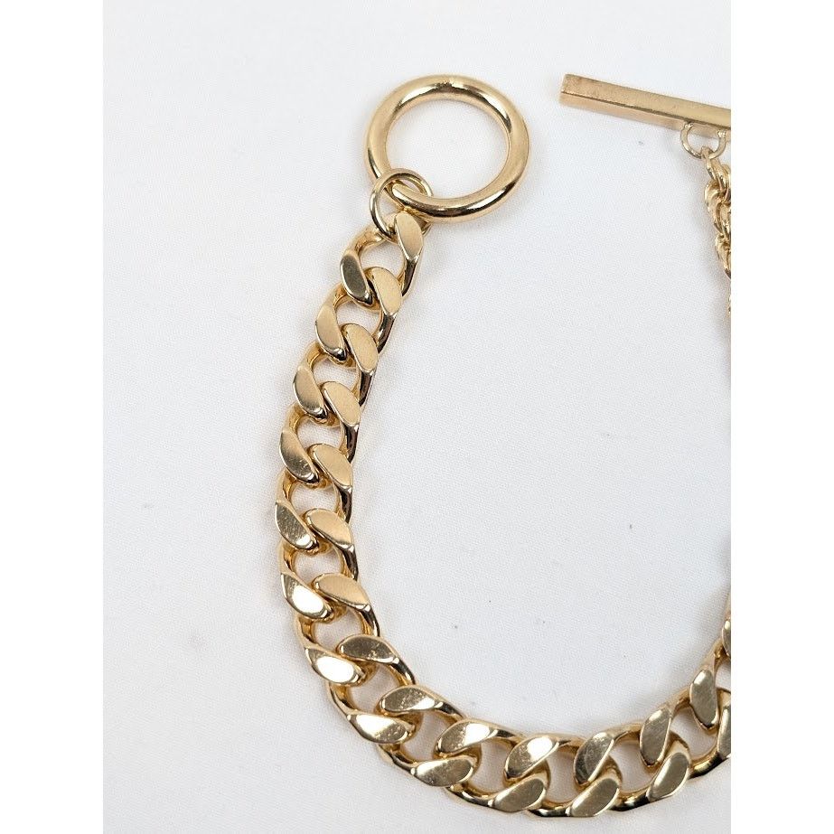 Bottega Veneta o1rshd1 Size:M / Gold Finish Sterling Silver Bracelet Yellow Size ONE SIZE - 10 Thumbnail