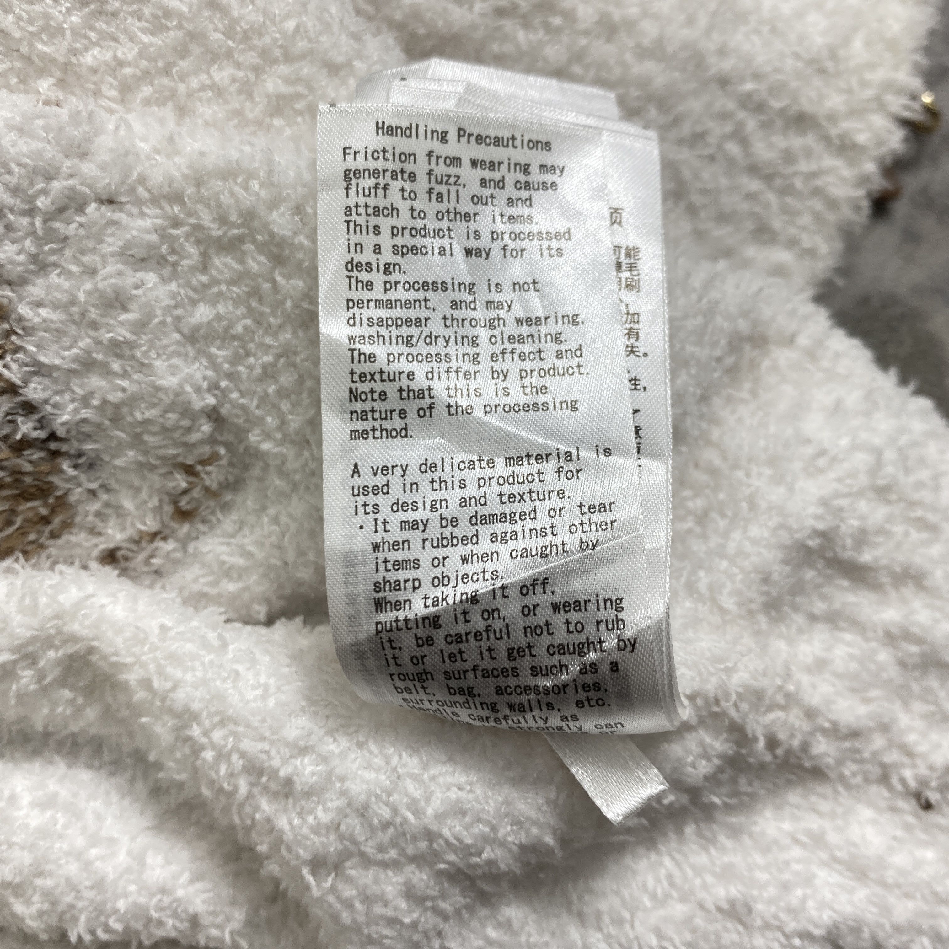 Japanese Brand Gelato Pique White Fleece Full Print Zipper Hoodie - J488 Size US L / EU 52-54 / 3 - 10 Thumbnail