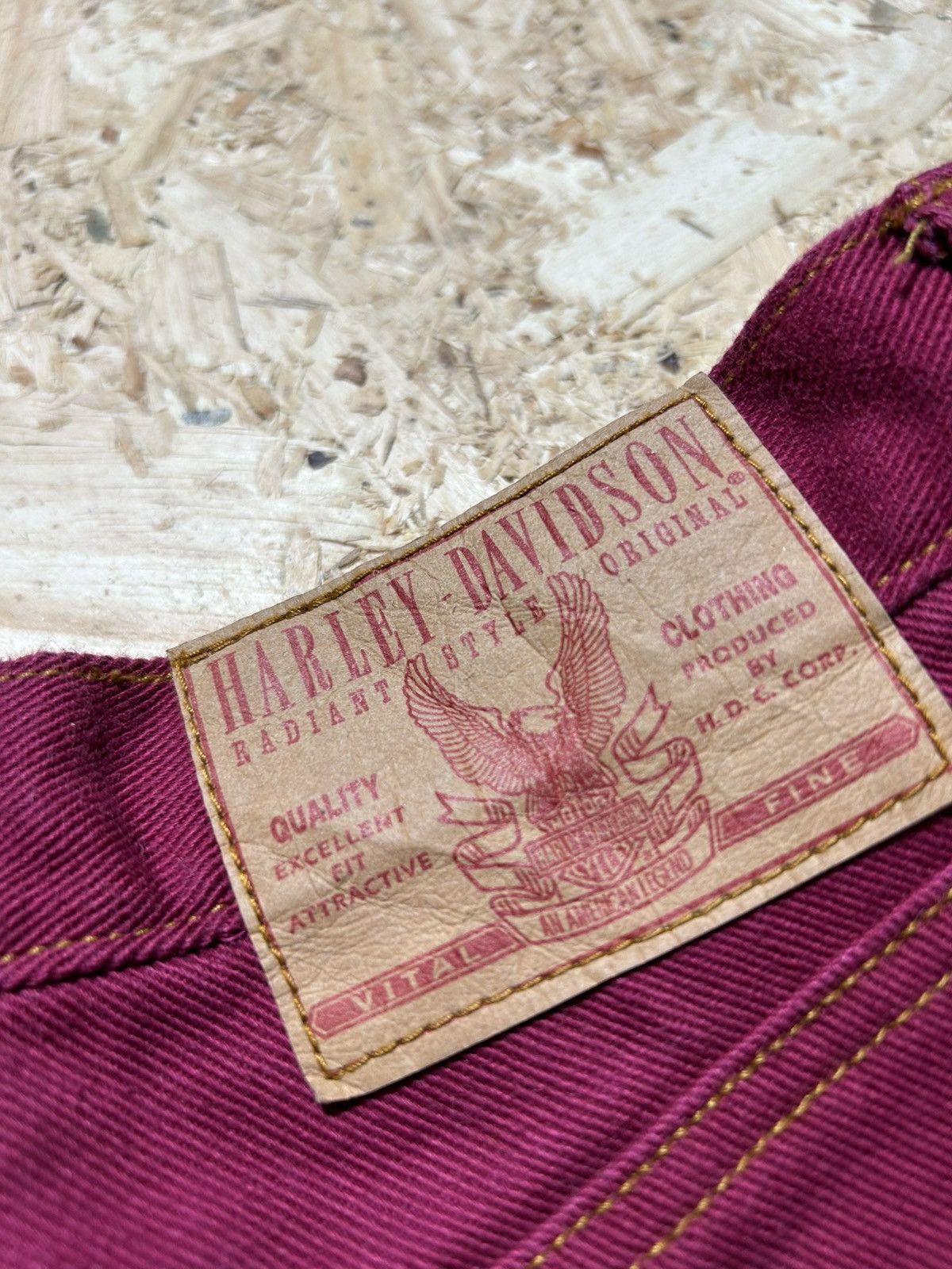 Harley Davidson Vintage Harley Davidson Wide Pants Size US 26 / EU 42 - 10 Thumbnail