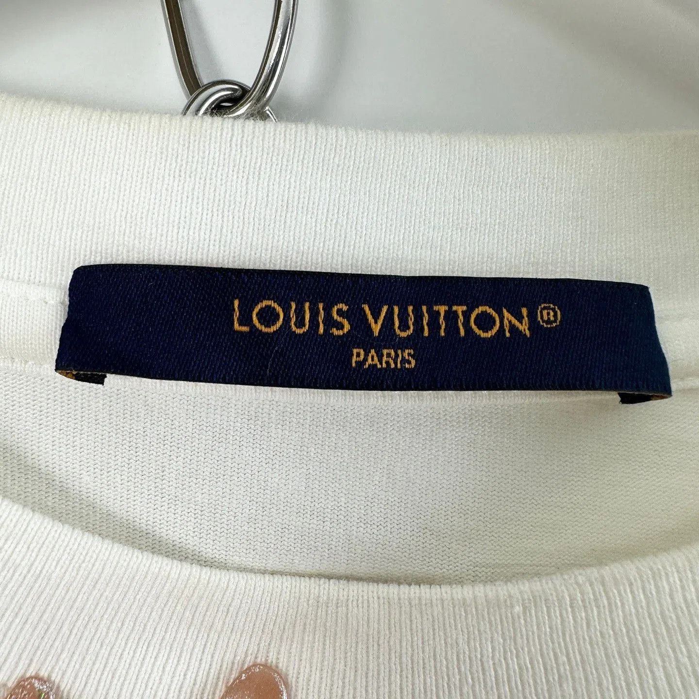 Louis Vuitton LV 25ss Men's Rhinestone Logo Short Sleeve. Size US M / EU 48-50 / 2 - 5 Thumbnail