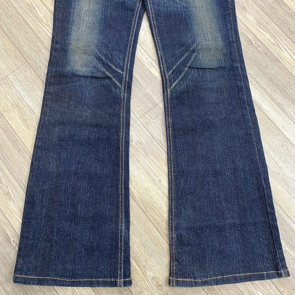 Edwin Crazy💥Edwin Something Bootcut Flared Jeans LGB GOA Style Size US 30 / EU 46 - 2 Thumbnail