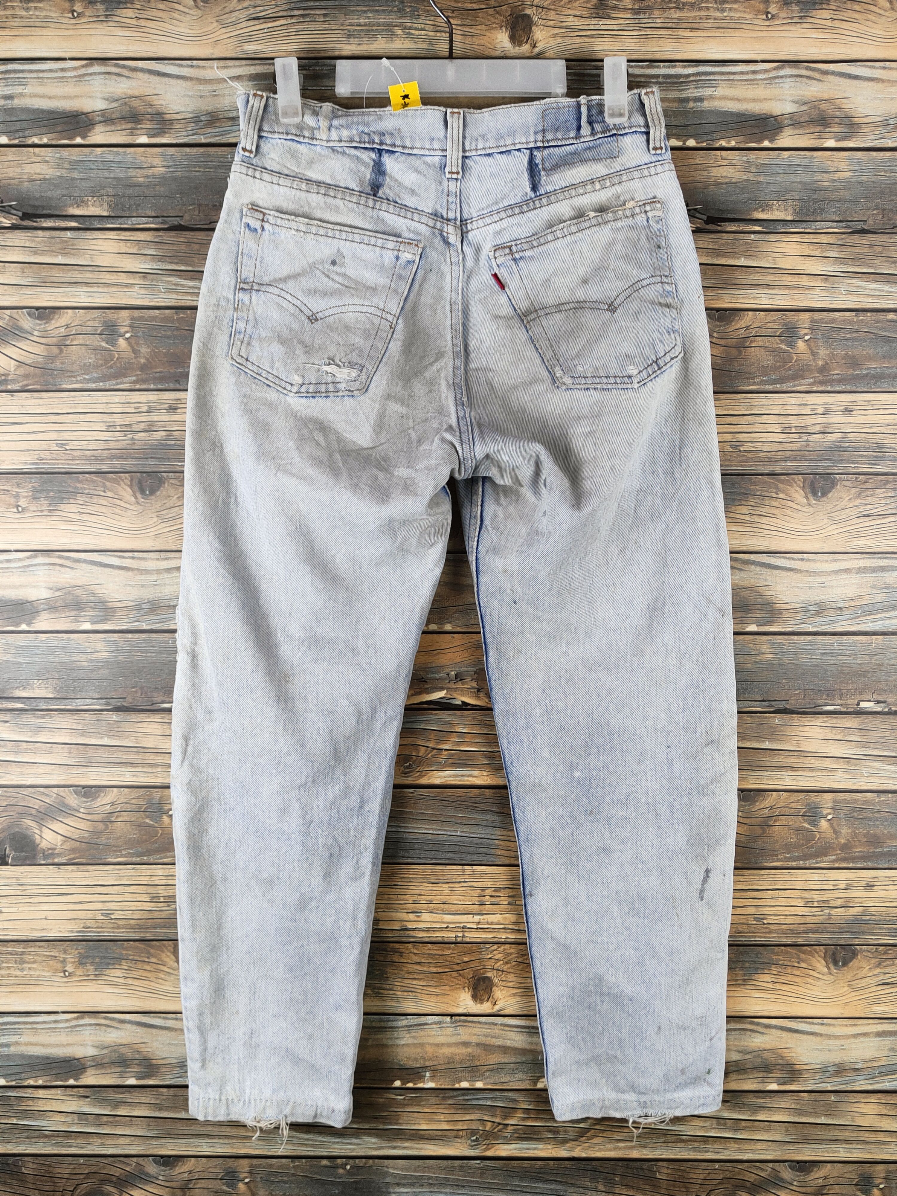 Levi's DL Levi's Light Blue Distressed Ripped denim Jeans #46-394 Size US 31 - 7 Thumbnail