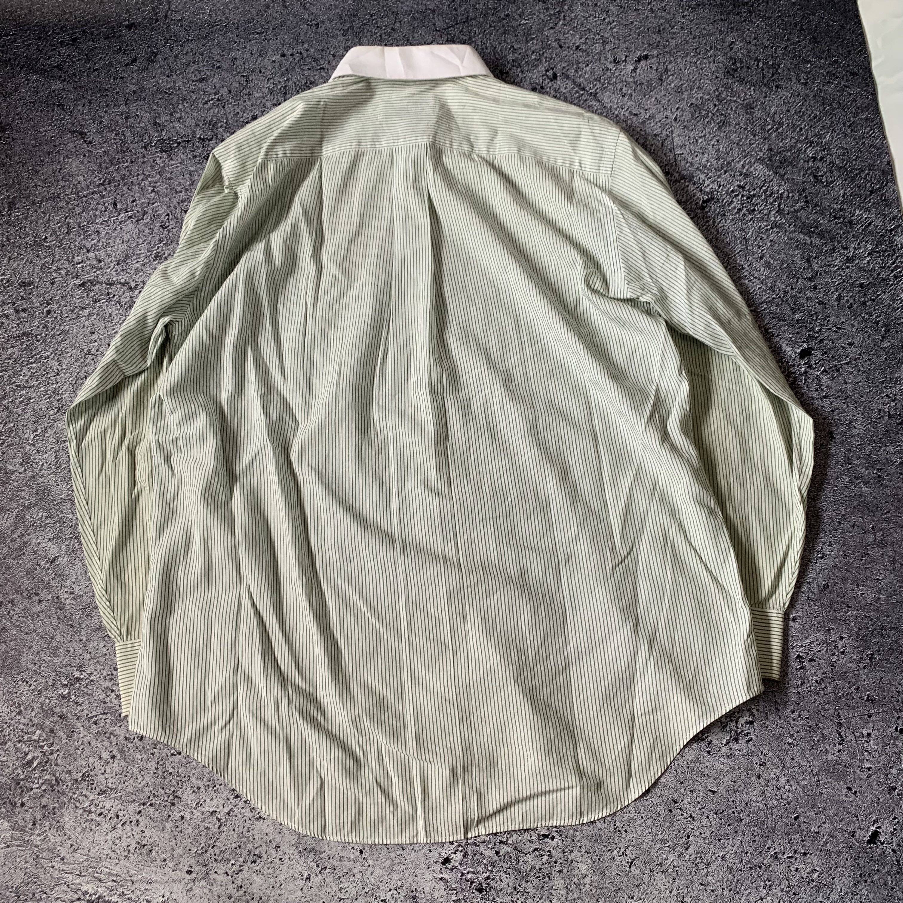 Burberry Vintage 90s Burberrys Striped Pocket Longsleeve Button Shirt Size US M / EU 48-50 / 2 - 4 Thumbnail