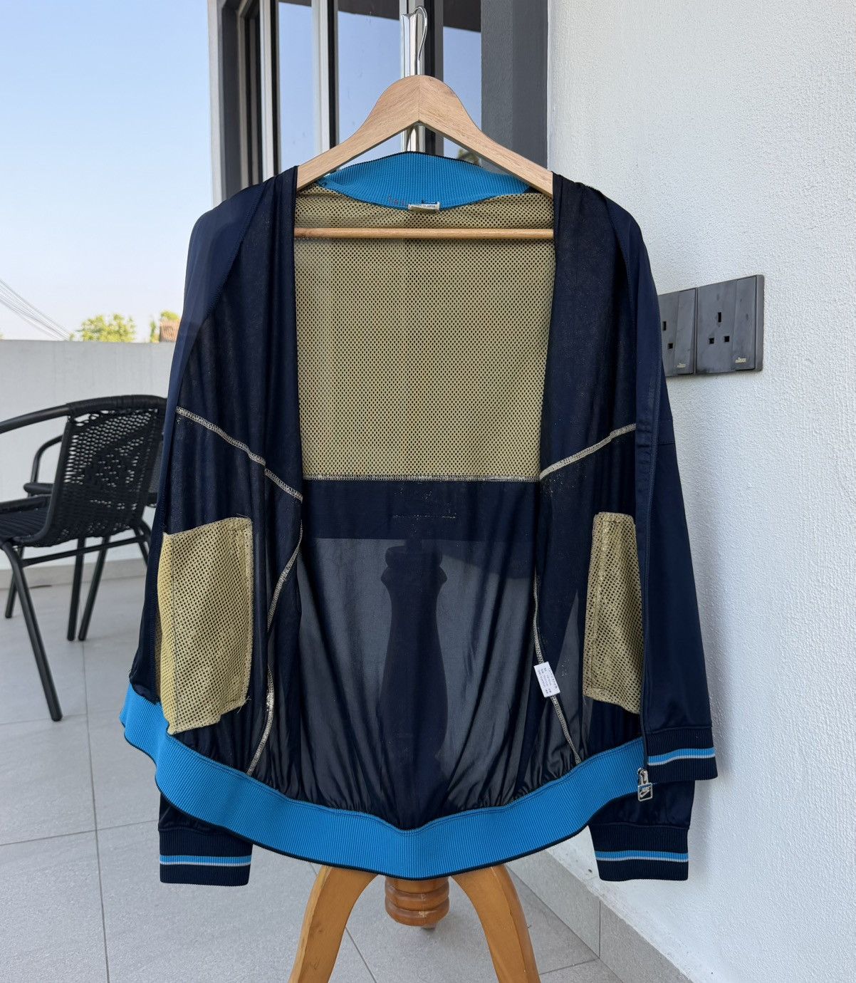 Nike VTG 80s Nike JacketJapan Navy Mesh Lined Archive Windbreaker Size US XL / EU 56 / 4 - 7 Thumbnail