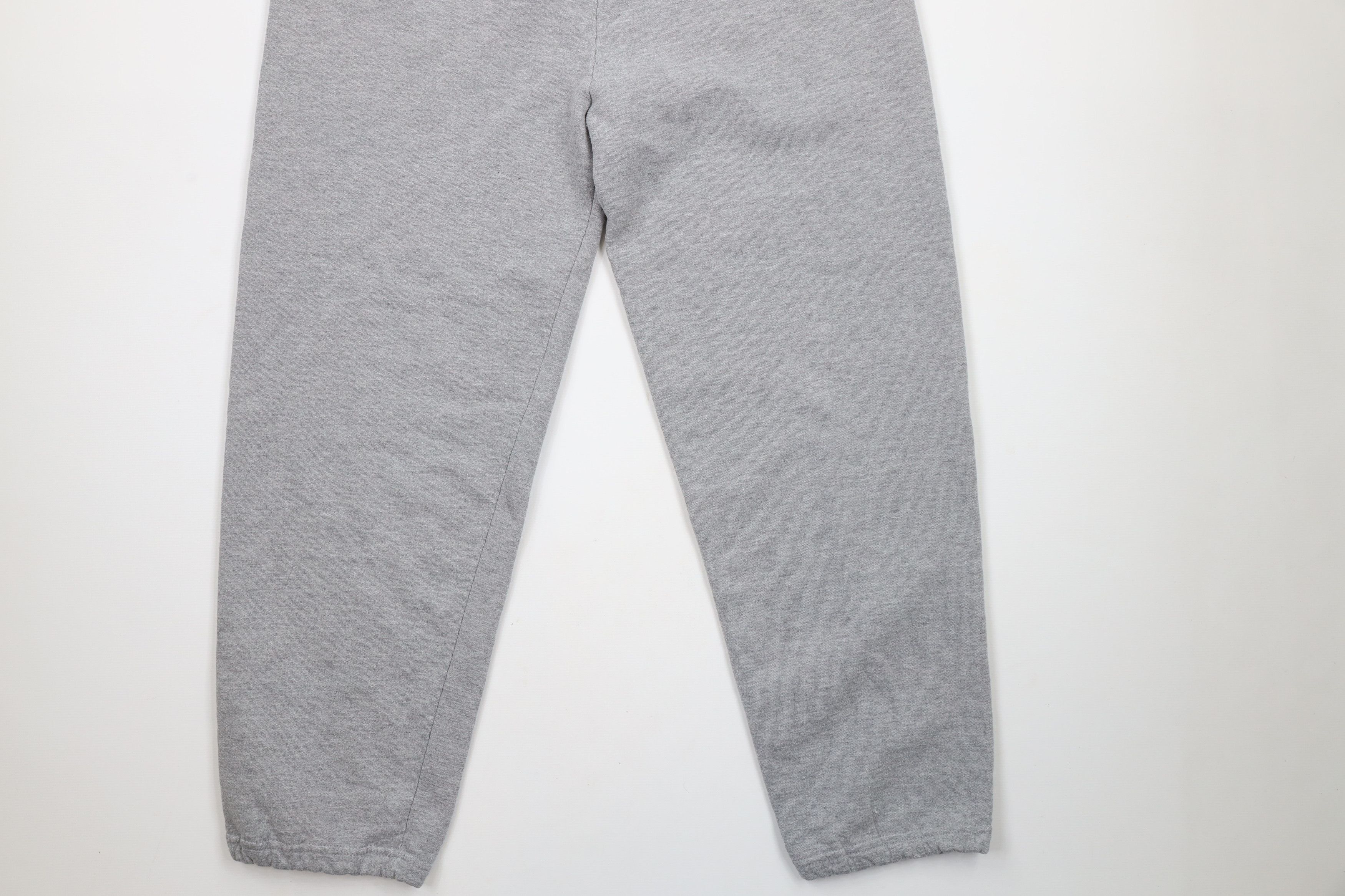 Vintage Vintage 90s Streetwear Sweatpants Joggers Heather Gray Size US 38 / EU 54 - 11 Thumbnail