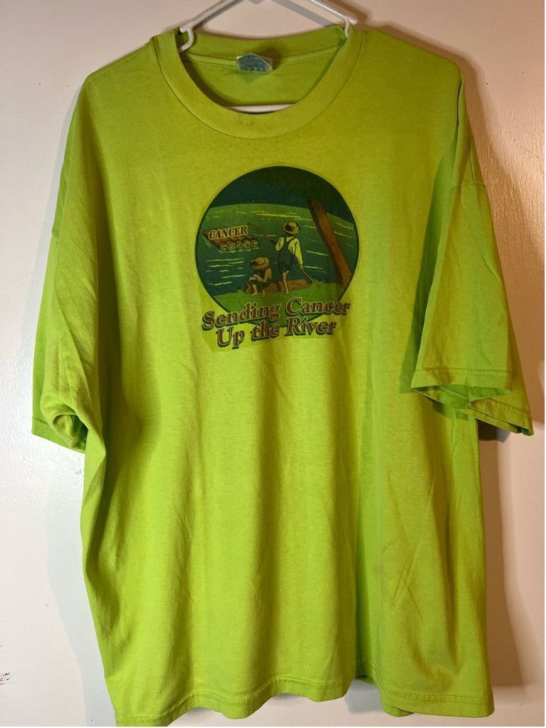 Hanes Vintage Men's Hanes Cancer 2xl Tshirt Size US XXL / EU 58 / 5 - 1 Thumbnail