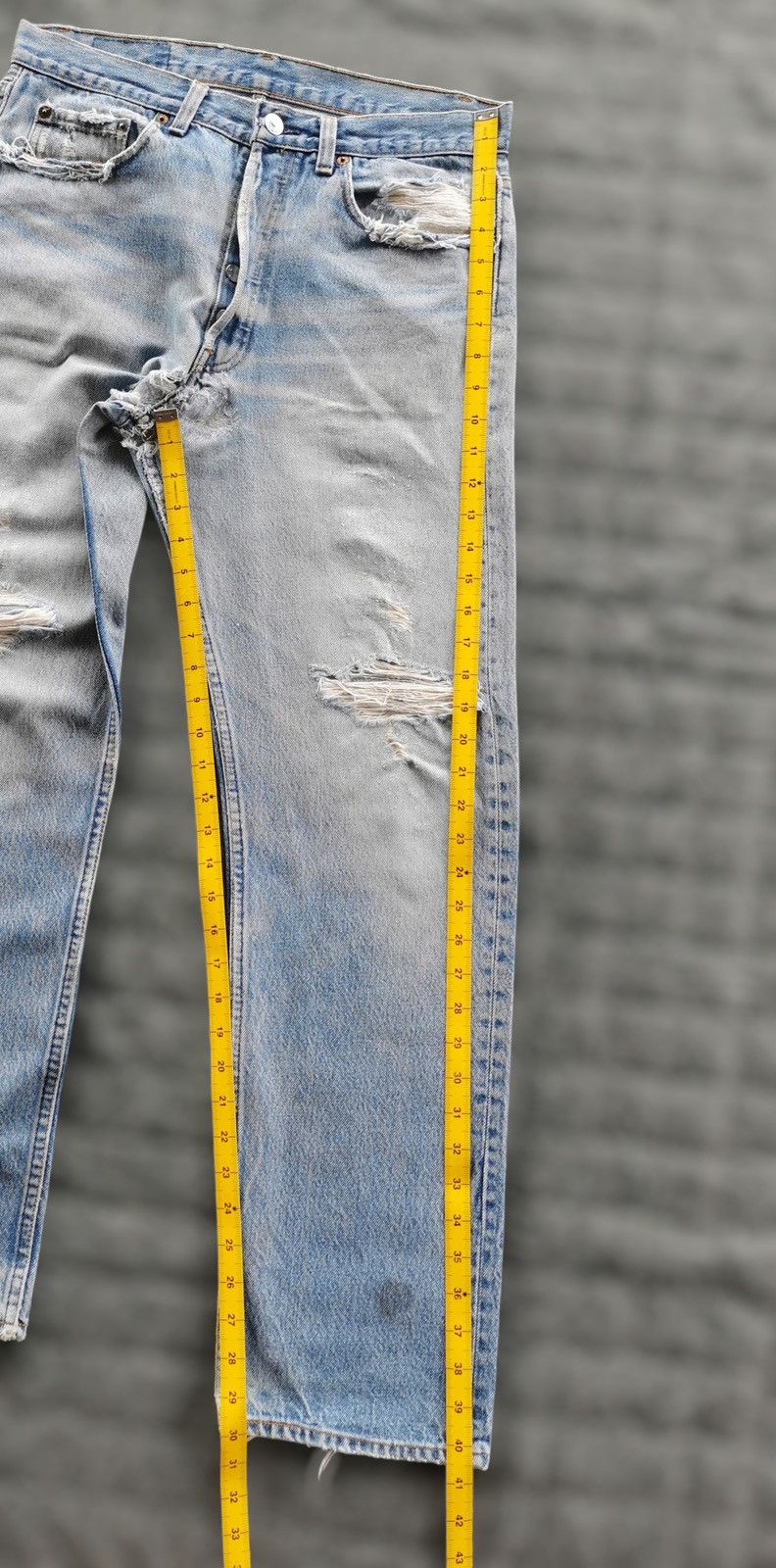 Levi's 80s Levis Vintage Crazy Nice Distressed Size US 32 / EU 48 - 15 Thumbnail