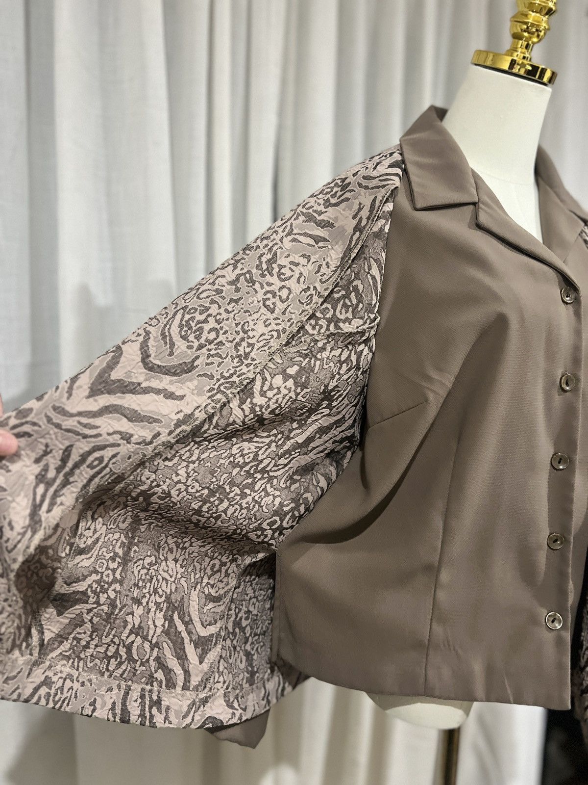 Other Vintage Miss Dorby Faux-Layered Blouse & Blazer Combo Size M / US 6-8 / IT 42-44 - 6 Thumbnail