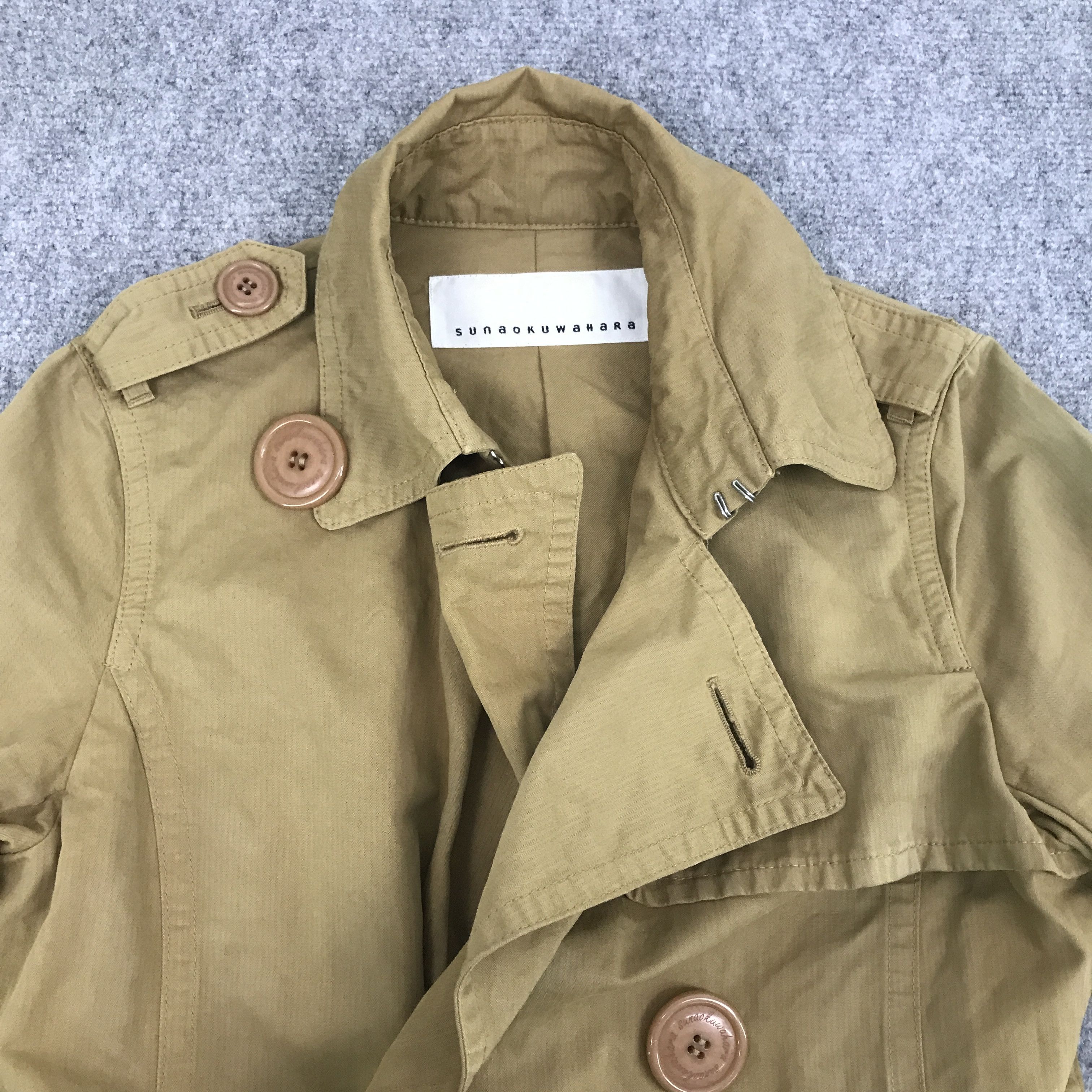 Issey Miyake × Japanese Brand Rare sunaokuwahara By Issey miyake Woman brown faded jacket Size US M / EU 48-50 / 2 - 8 Thumbnail